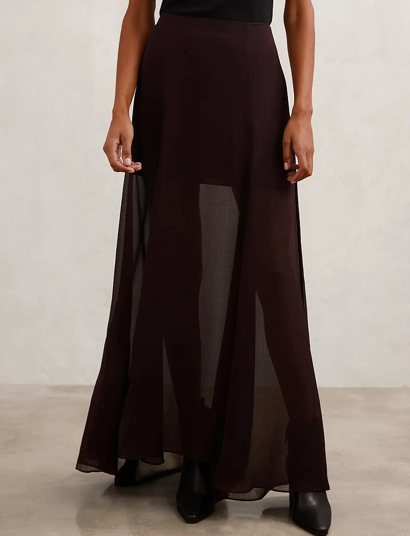 Reiss - BEXI - maxi röcke - chocolate brown - 0