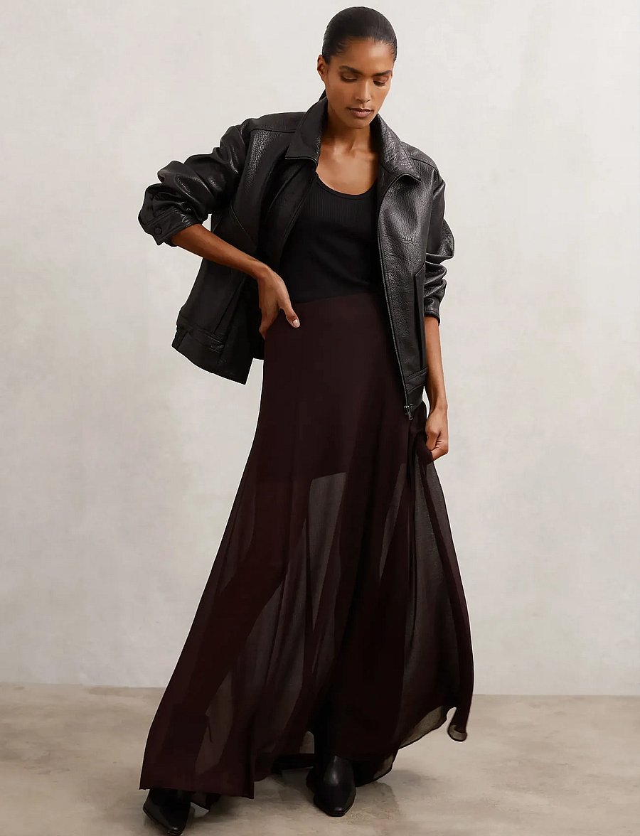 Reiss - BEXI - maxi nederdele - chocolate brown - 3