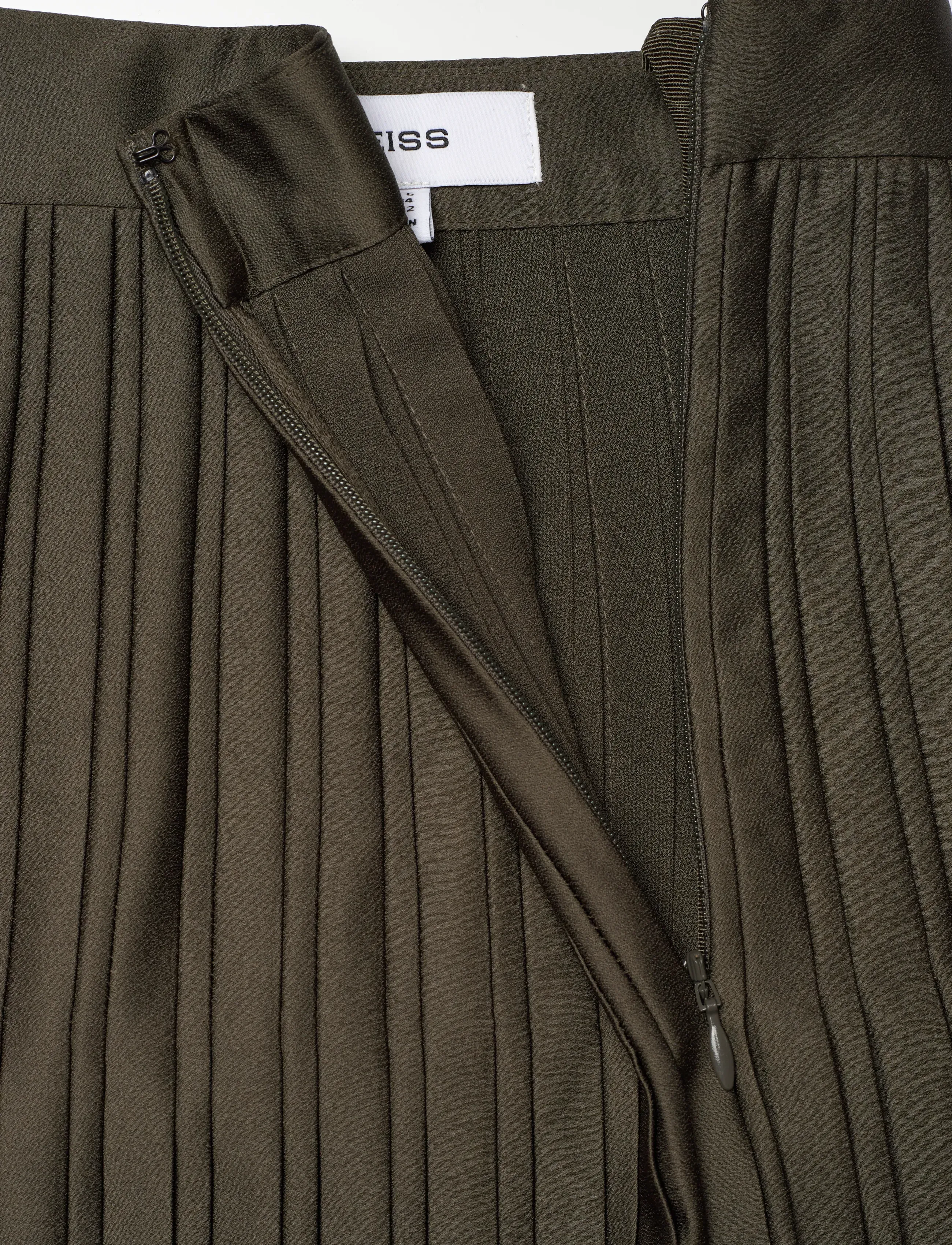 Reiss - SAVANNAH - midi skjørt - khaki green - 2