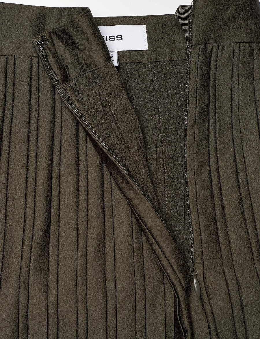 Reiss - SAVANNAH - satengskjørt - khaki green - 2