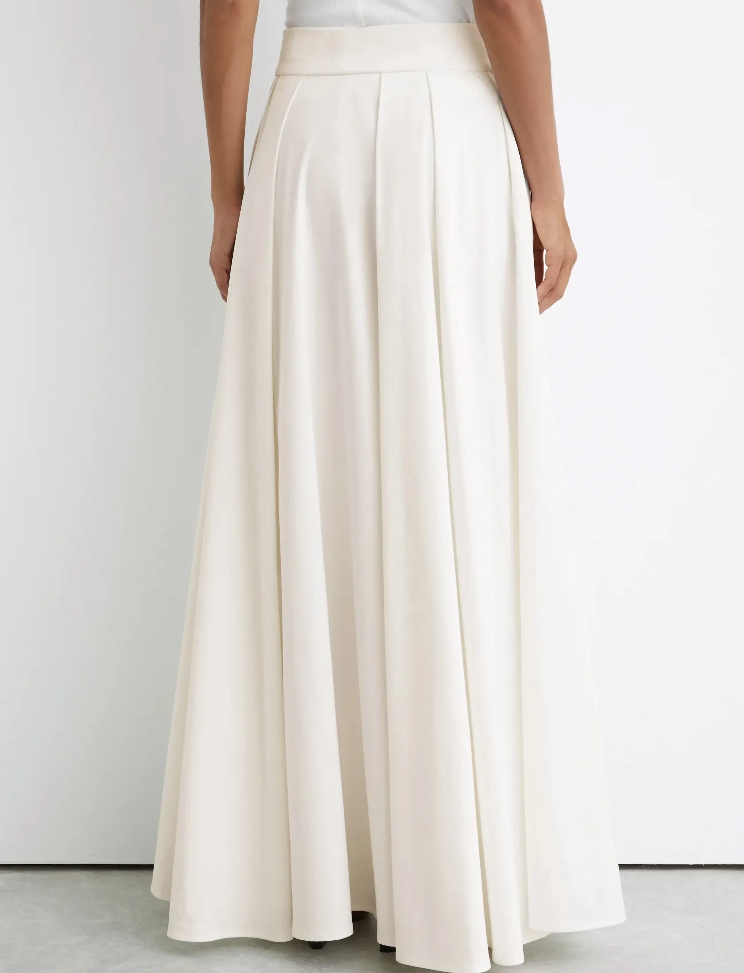 Reiss - SIMONE - faltenröcke - ivory - 2