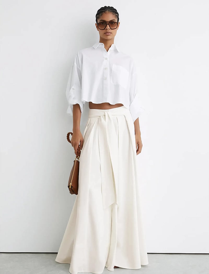 Reiss - SIMONE - pleated skirts - ivory - 3