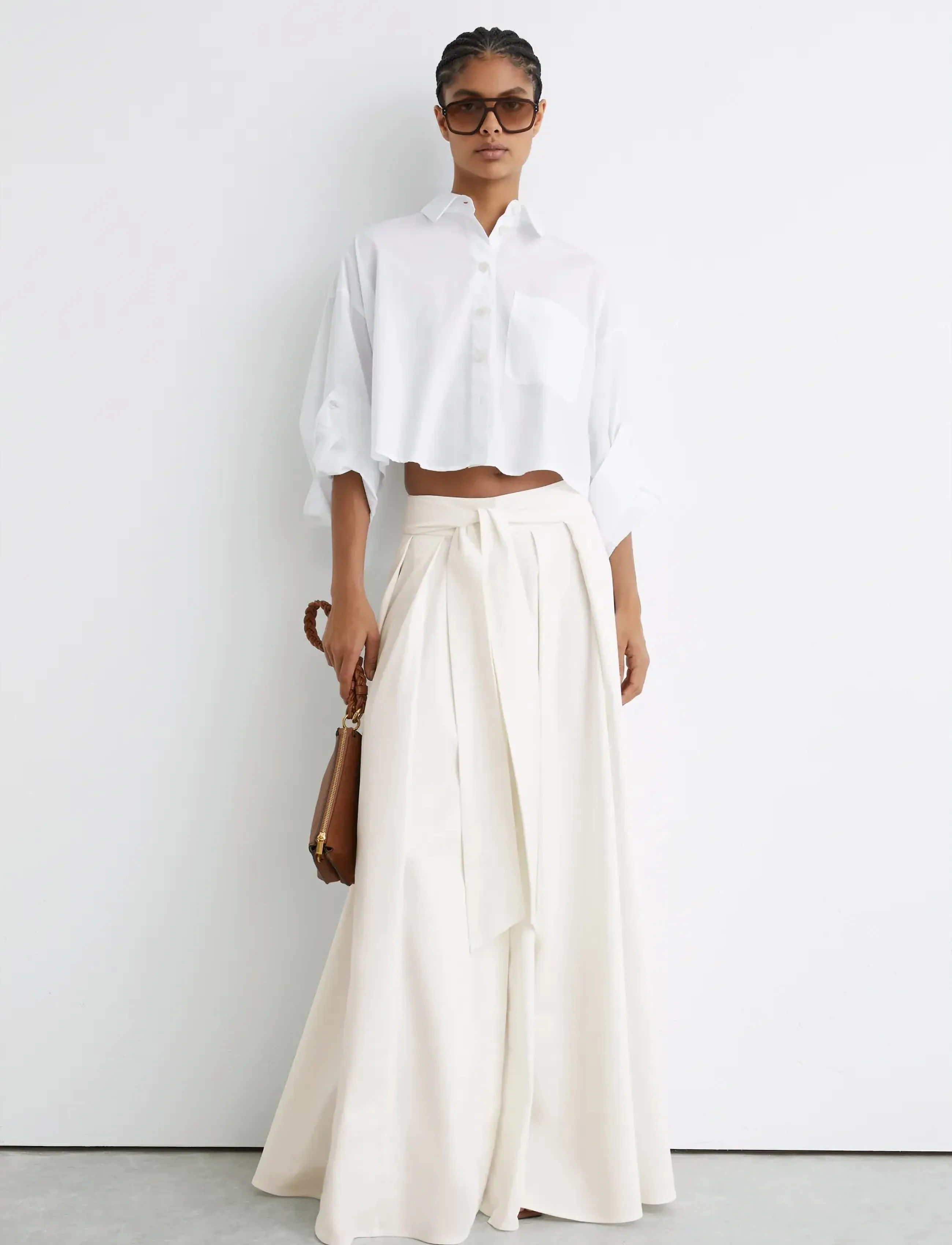 Reiss - SIMONE - faltenröcke - ivory - 3