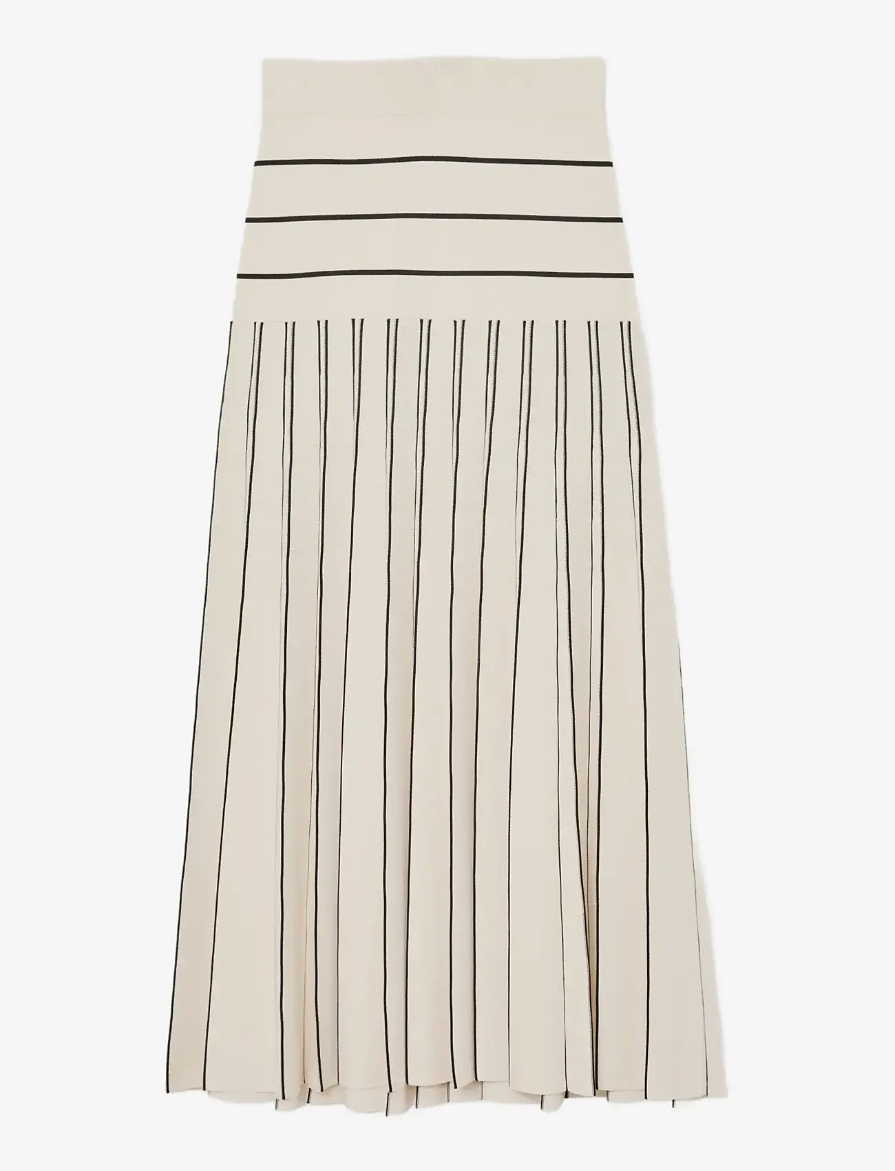 Reiss - ALICE - svārki ar ielocēm - ivory/black - 1