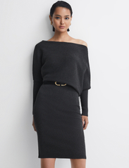Reiss - LARA - knitted dresses - charcoal - 1