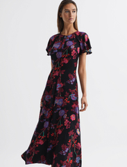 Reiss - LENI - vasarinės suknelės - black/pink - 2