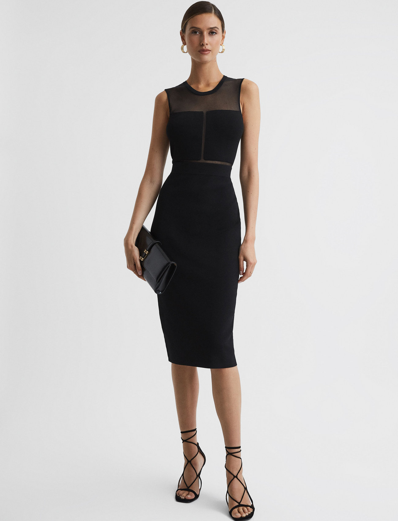Reiss - LUCIA - vidutinio ilgio suknelės - black - 1