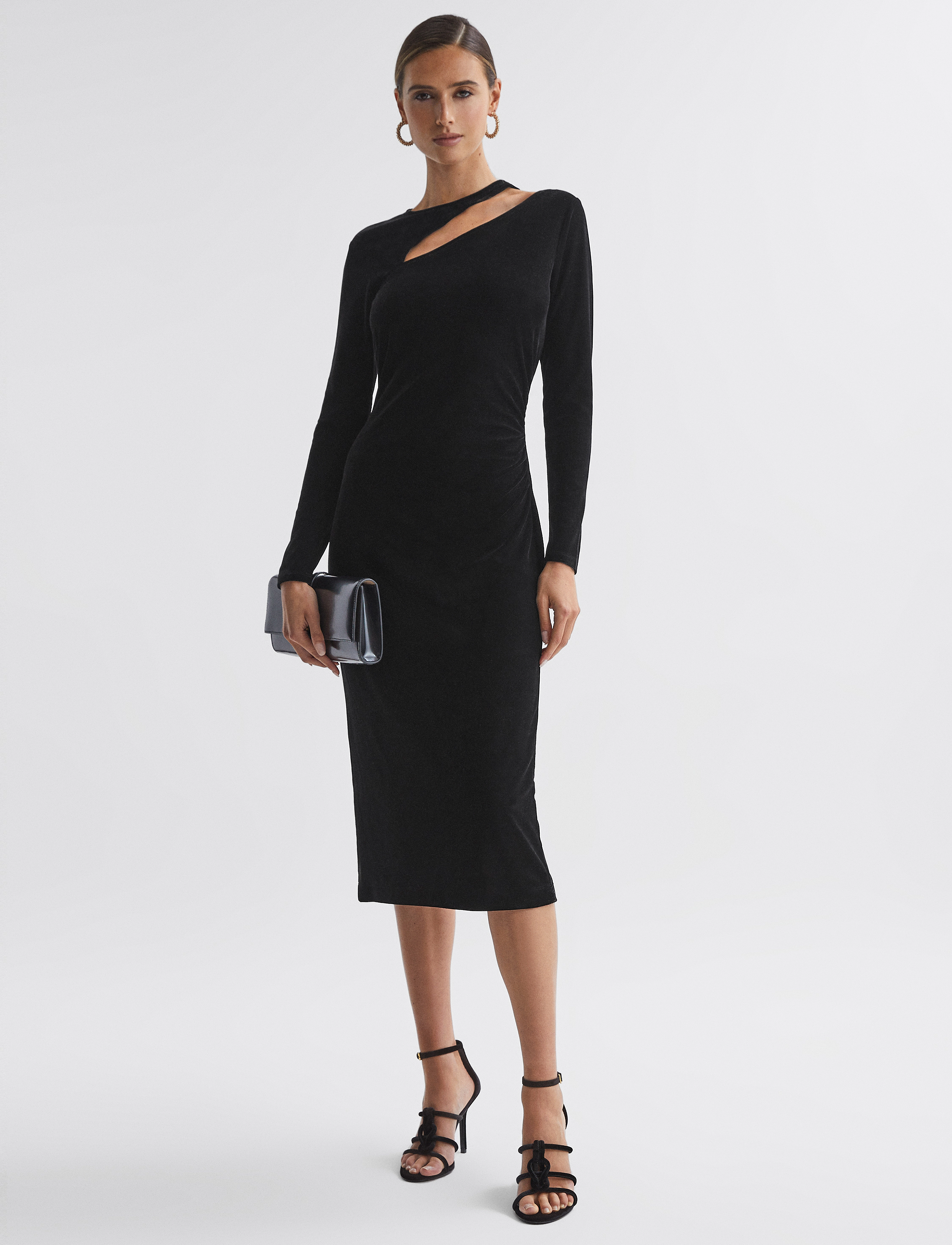Reiss MACEY - Riided - BLACK / black
