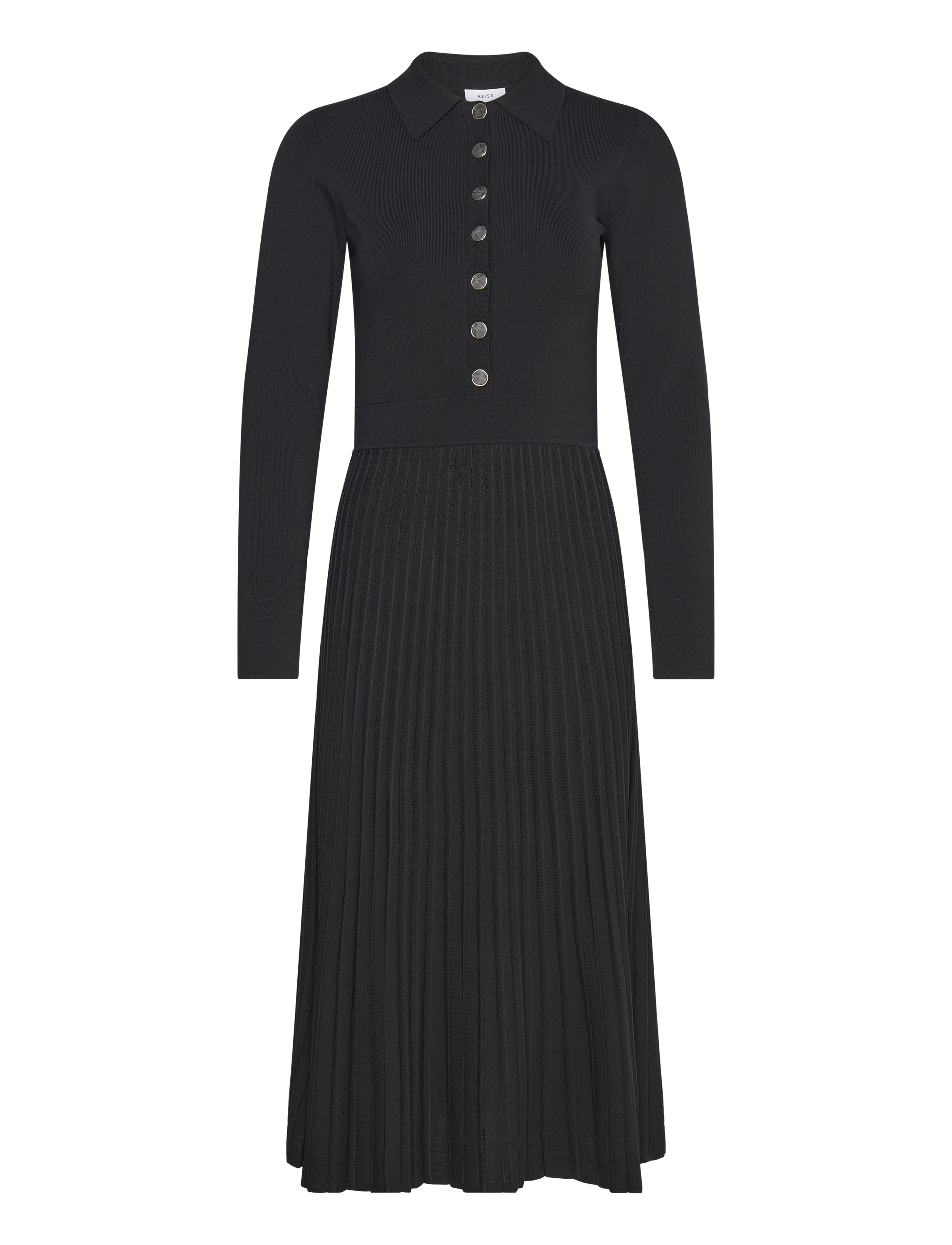 MIA Fitted Dress - BLACK