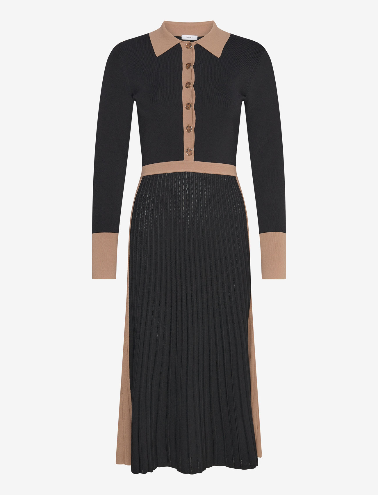 Reiss - MIA Dress - black/camel - 0