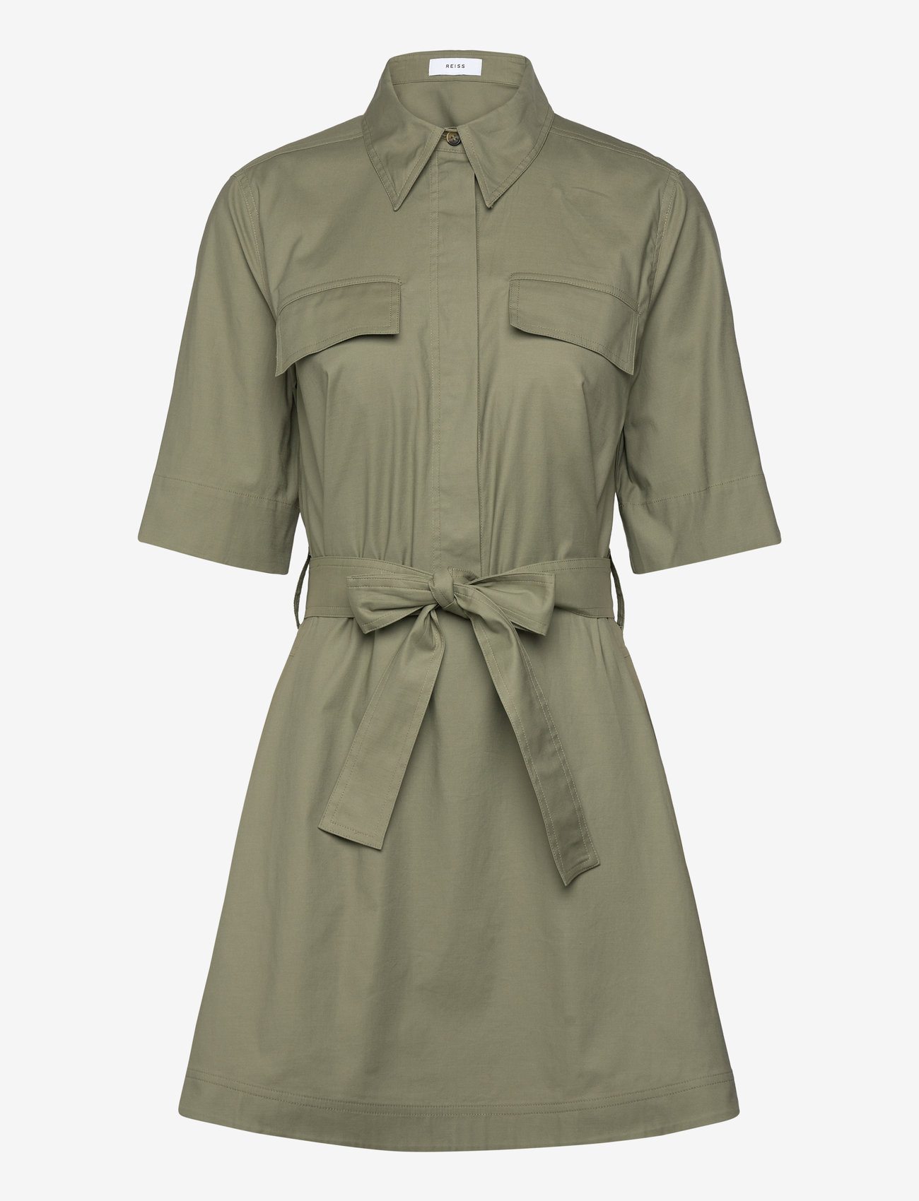 Reiss - MILLY - skjortekjoler - khaki - 0