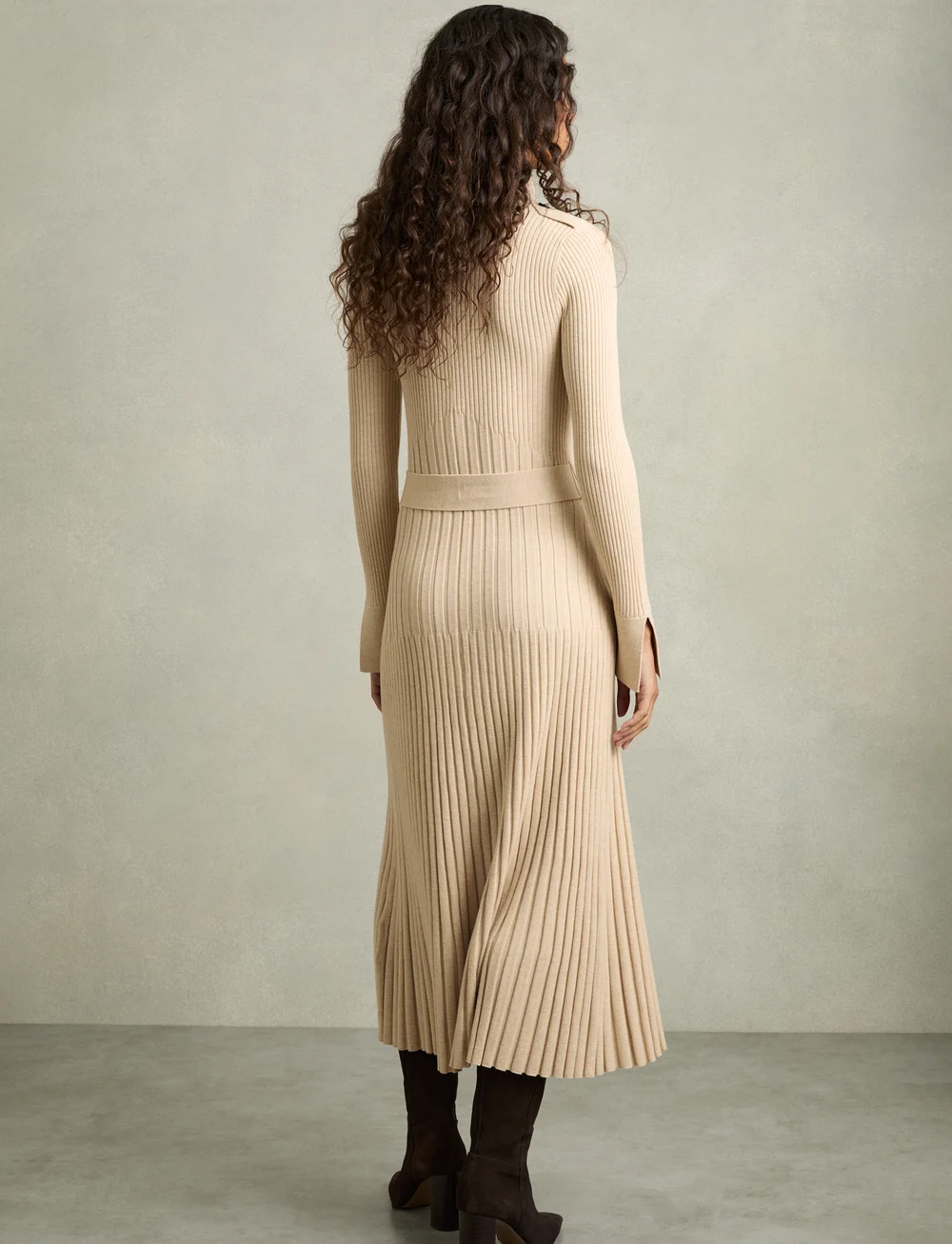 Reiss - VINETTE - knitted dresses - neutral - 3
