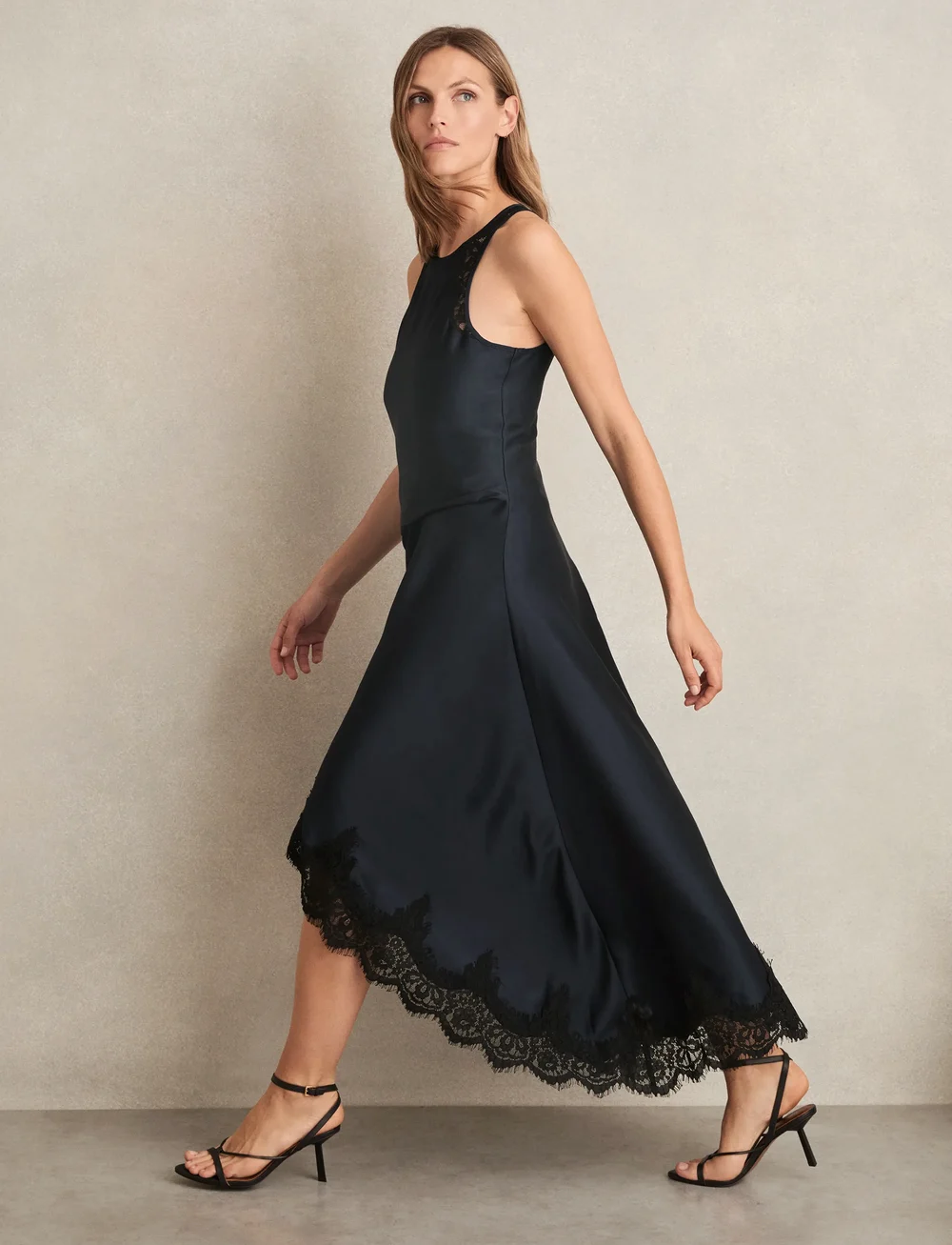 Reiss - ANAIS - mežģīņu kleitas - navy - 0