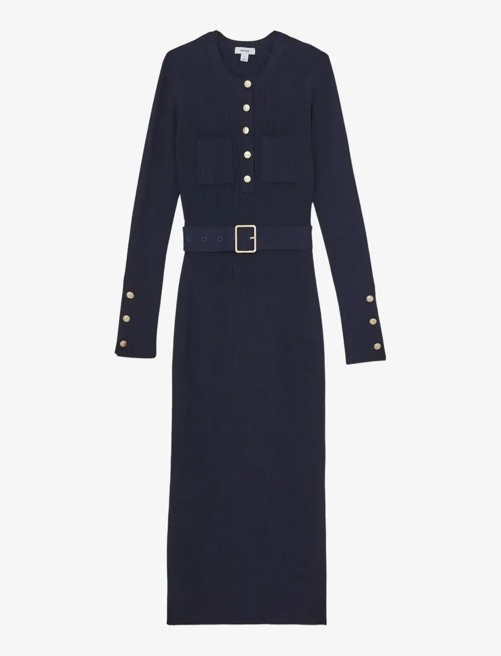 Reiss - WILLA - stickade klänningar - navy - 1