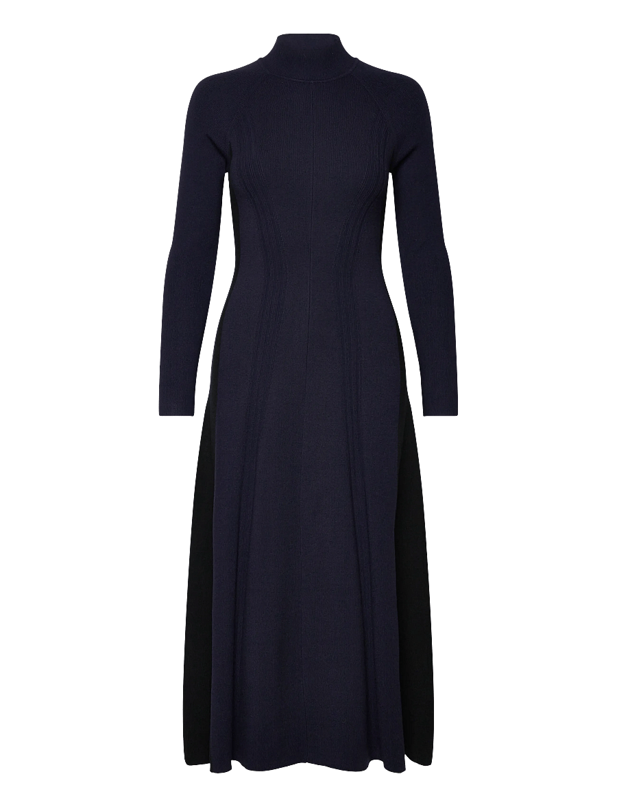 Reiss - ZAYA - midikleider - navy/black - 1
