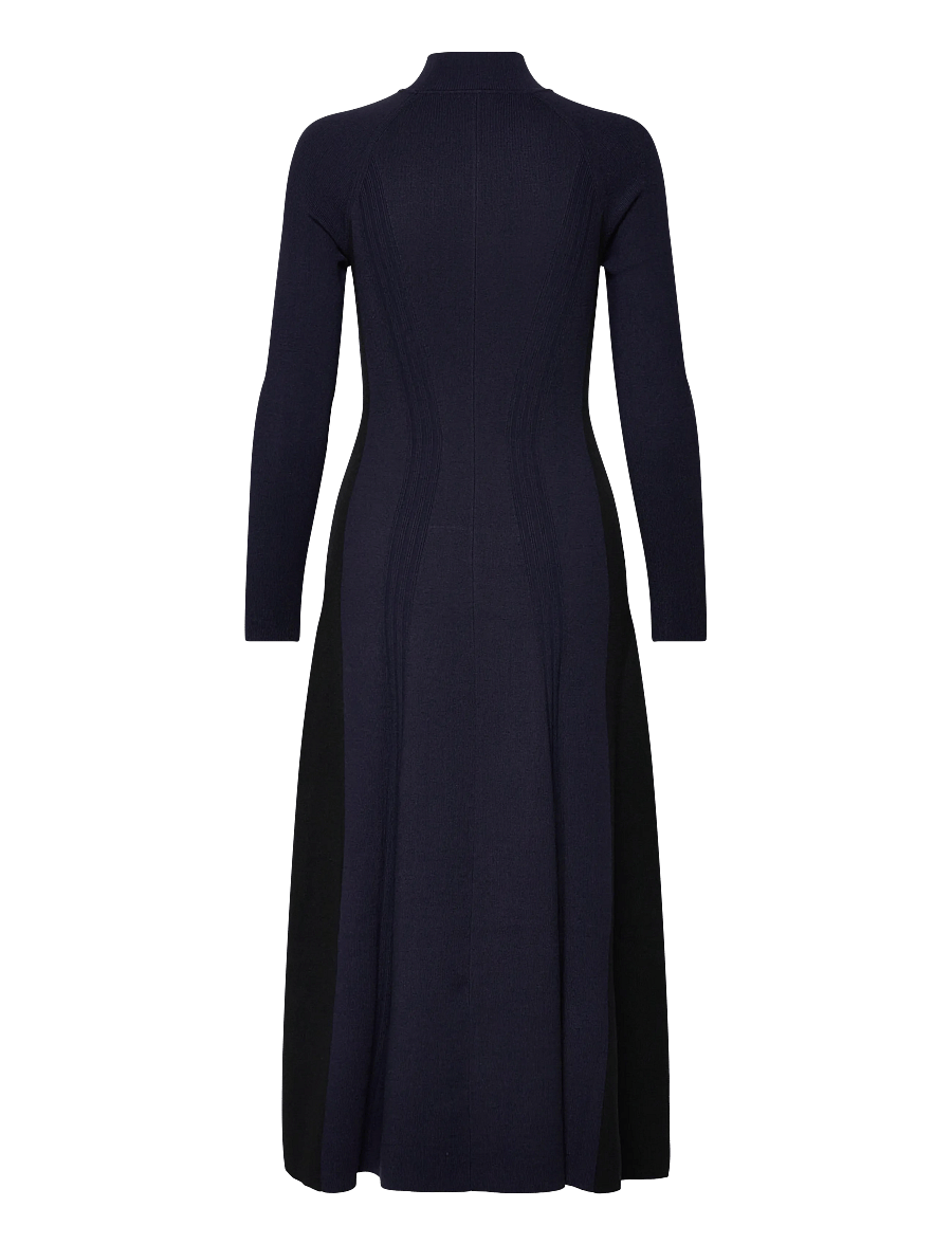 Reiss - ZAYA - midikleider - navy/black - 2