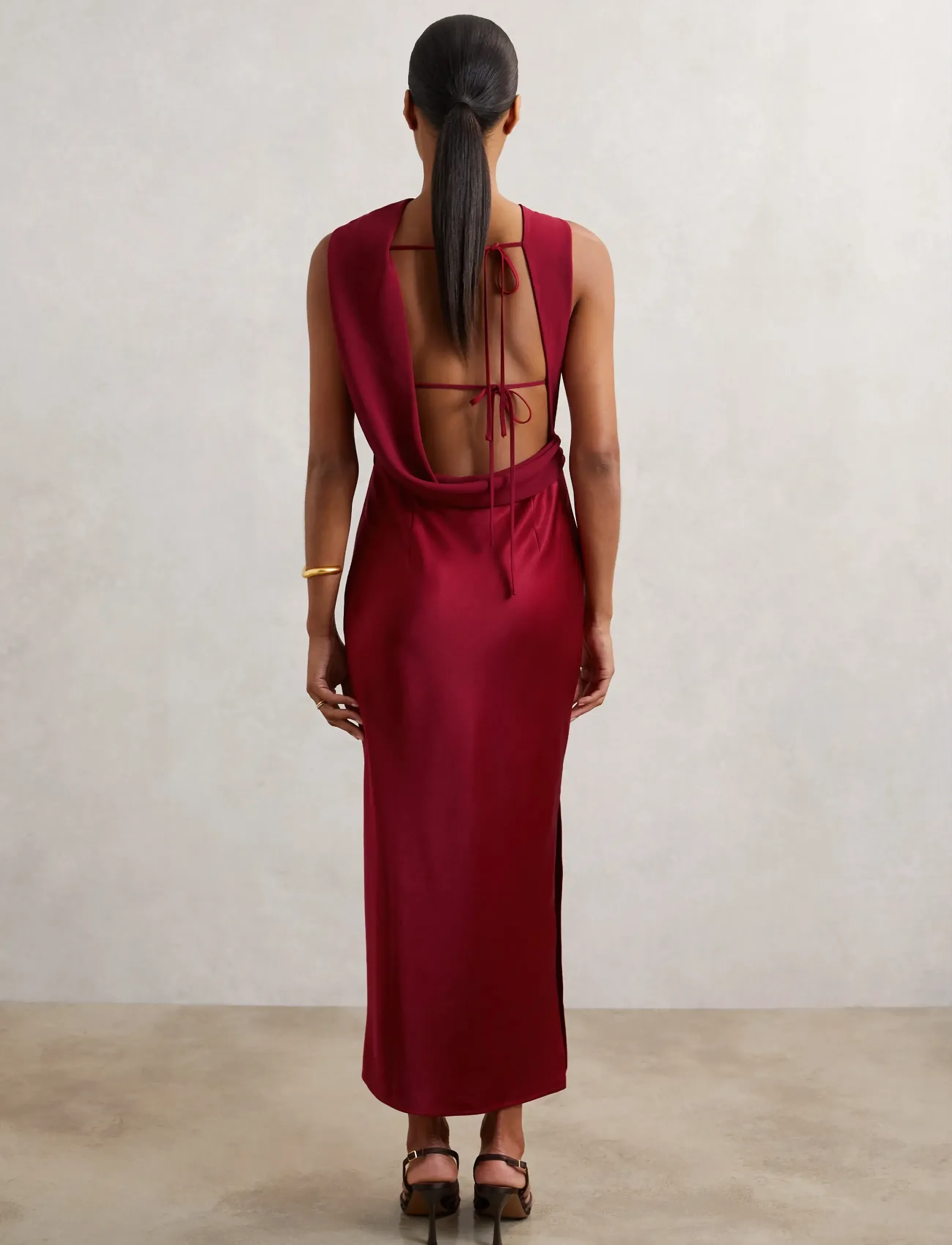 Reiss - ALULA - maxikleider - red - 4