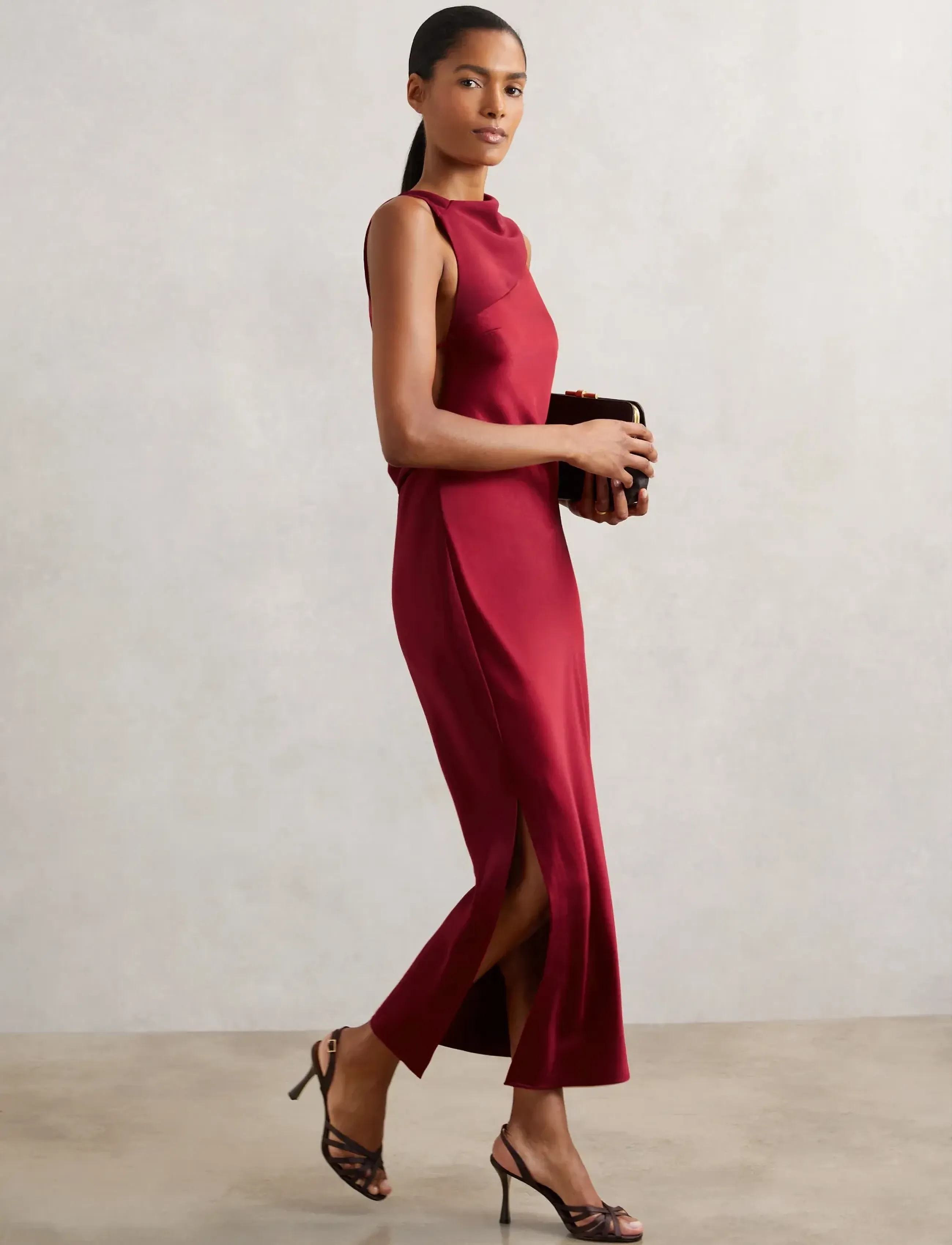 Reiss - ALULA - maxikleider - red - 5