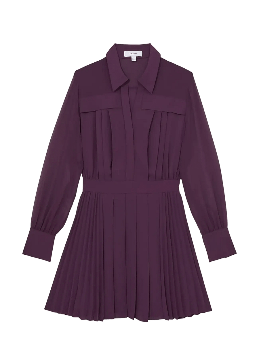 Reiss - GISELLE - hemdkleider - burgundy - 1