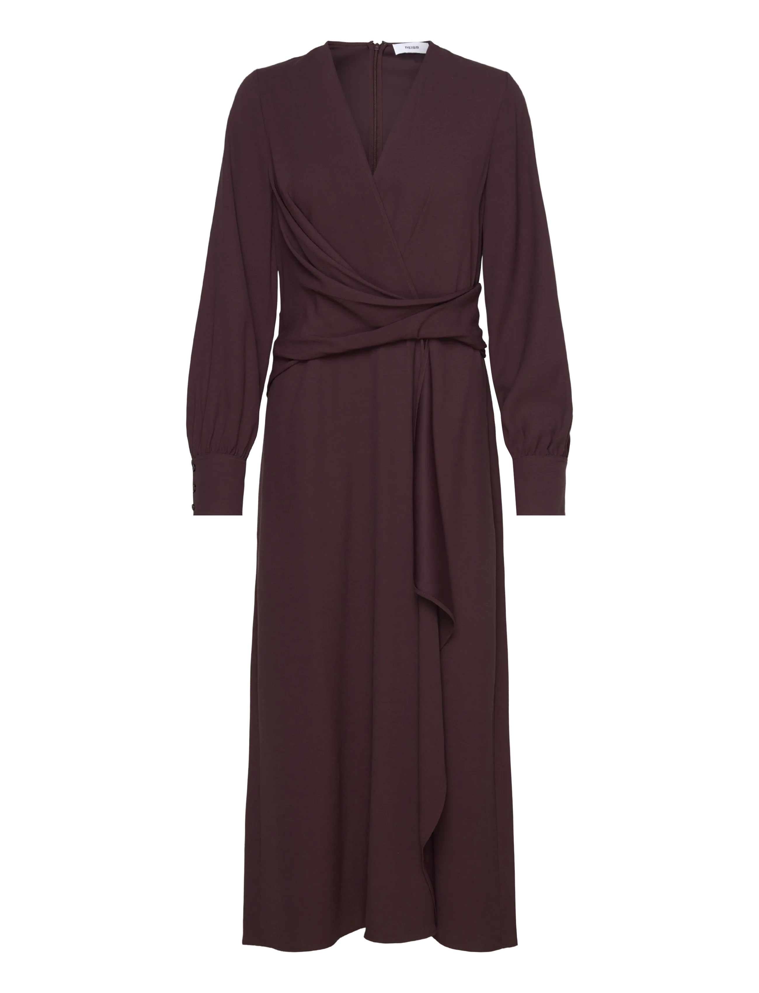 REISS Mira Burgundy - 42 - Damen