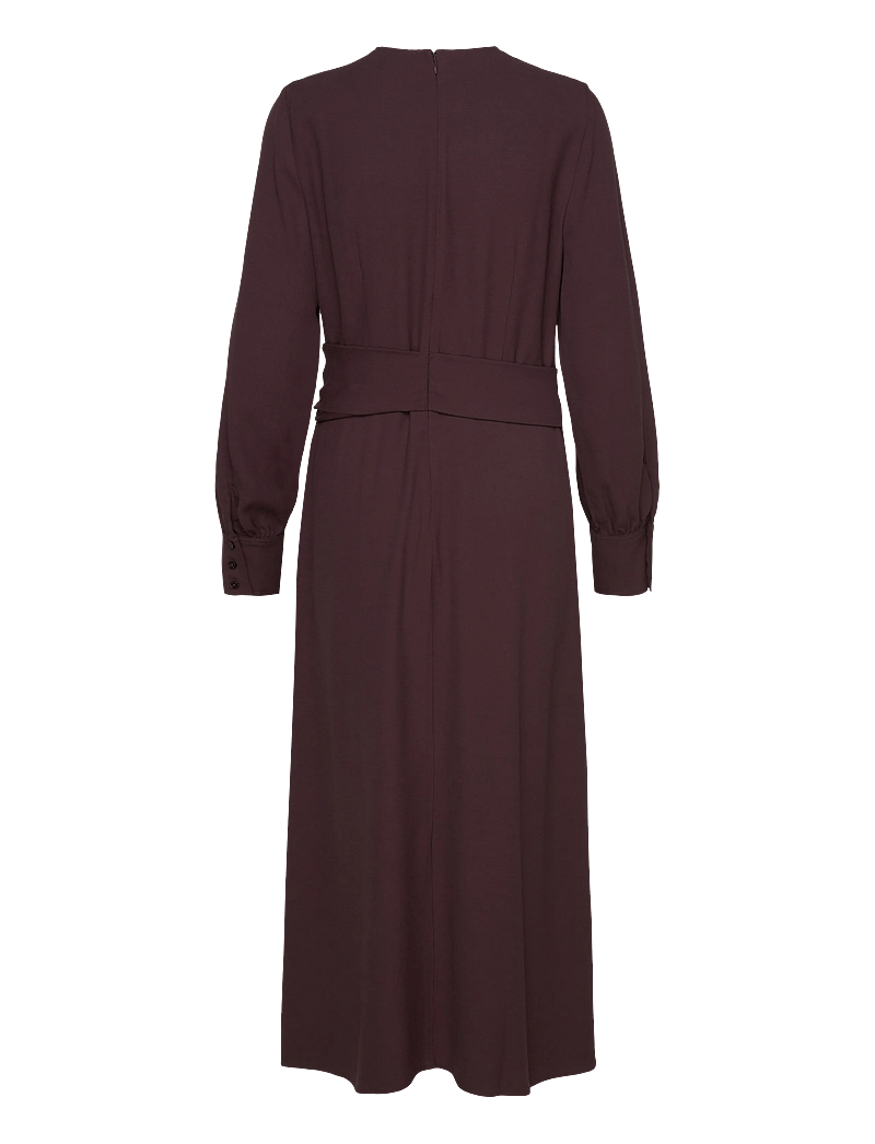 Reiss - MIRA - slå-om-kjoler - burgundy - 2