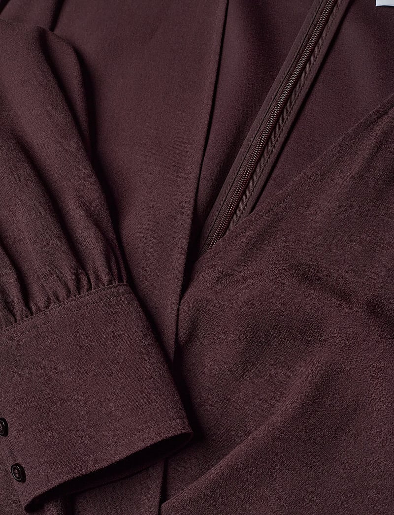 Reiss - MIRA - slå-om-kjoler - burgundy - 5