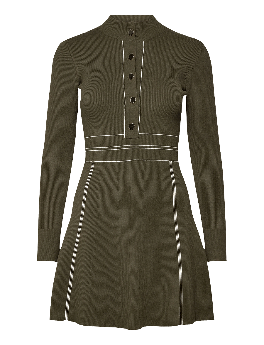 Reiss - ALEX - strickkleider - khaki green - 1