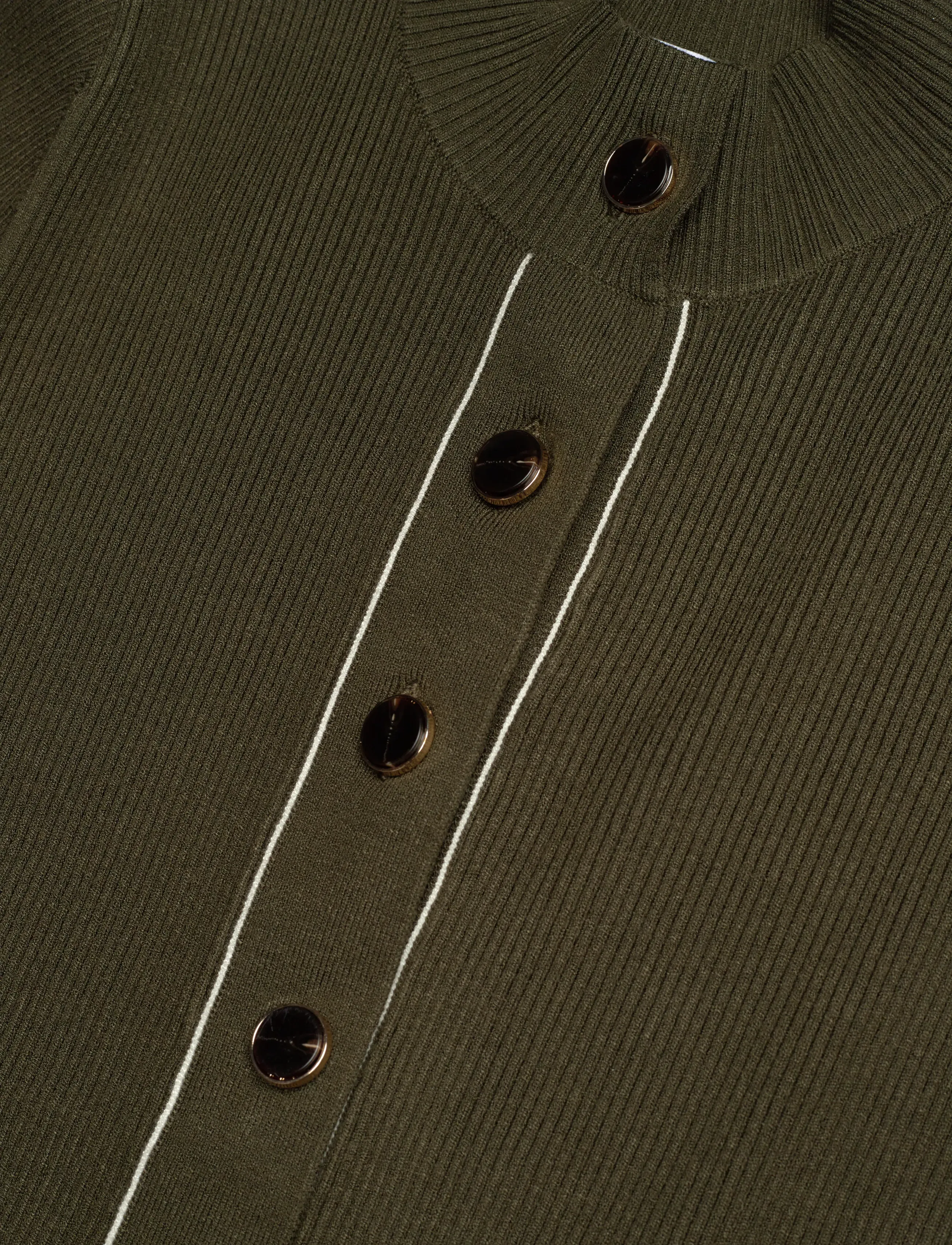 Reiss - ALEX - strikkjoler - khaki green - 5