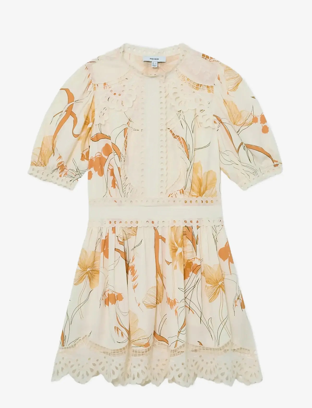 Reiss - LACEY - korta klänningar - ivory/pink - 1