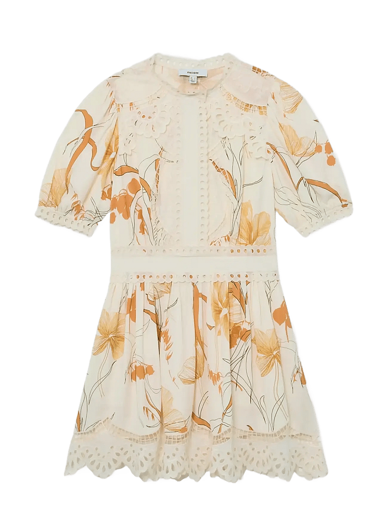Reiss - LACEY - kurze kleider - ivory/pink - 1