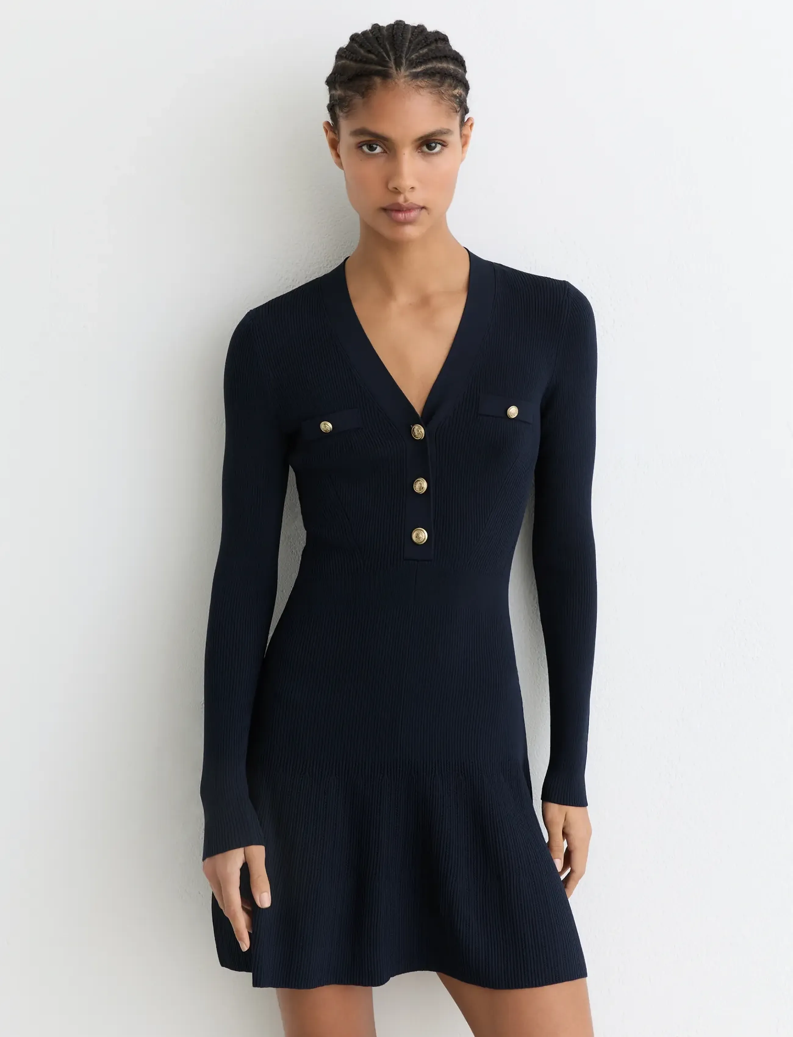 Reiss LAVELLE - Kurze Kleider - NAVY / navy