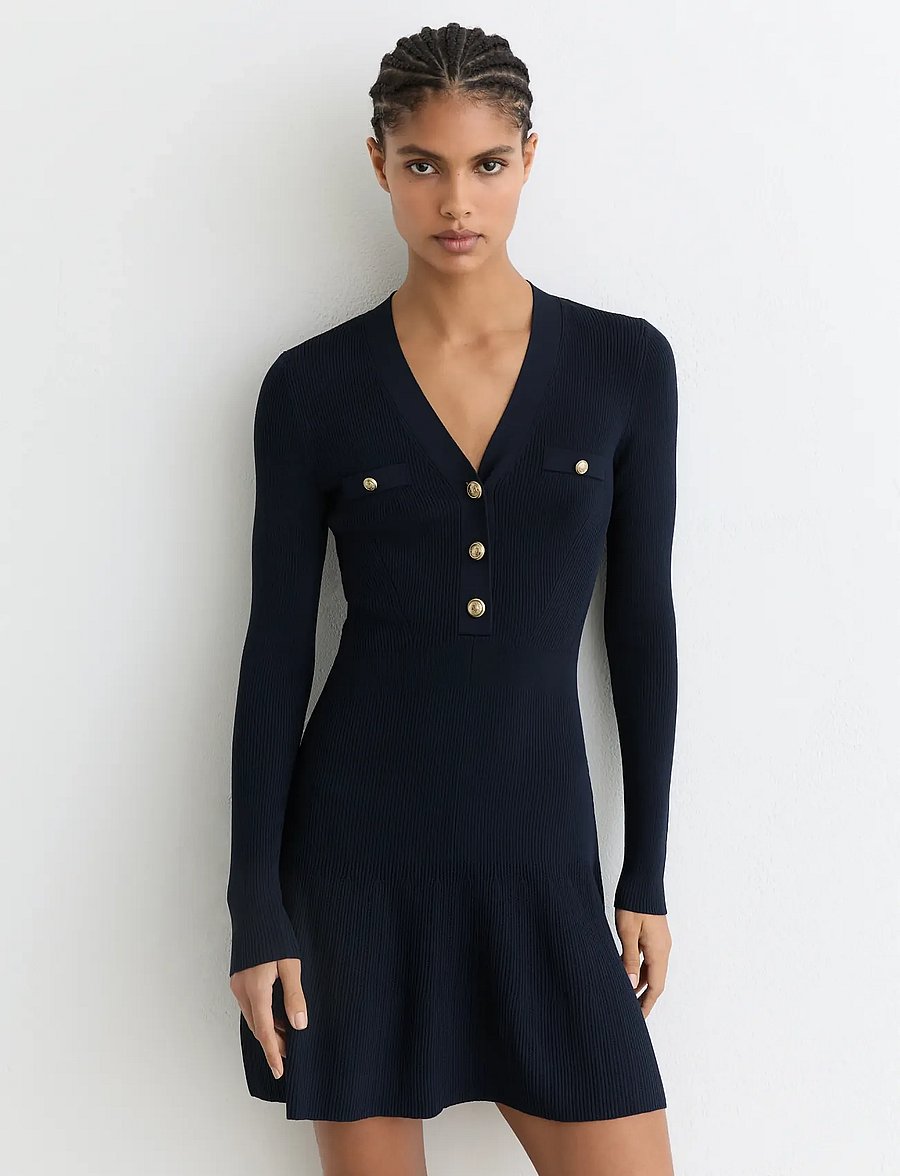 Reiss - LAVELLE - knitted dresses - navy - 0