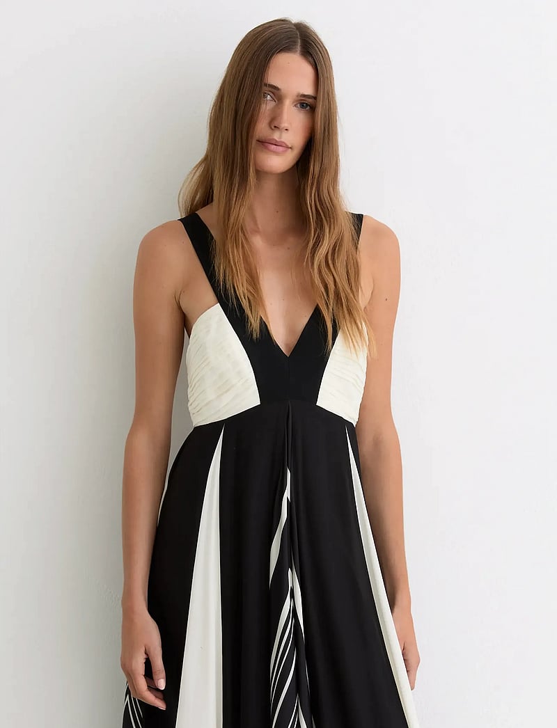 Reiss - TALLIE - maxiklänningar - black/ivory - 0