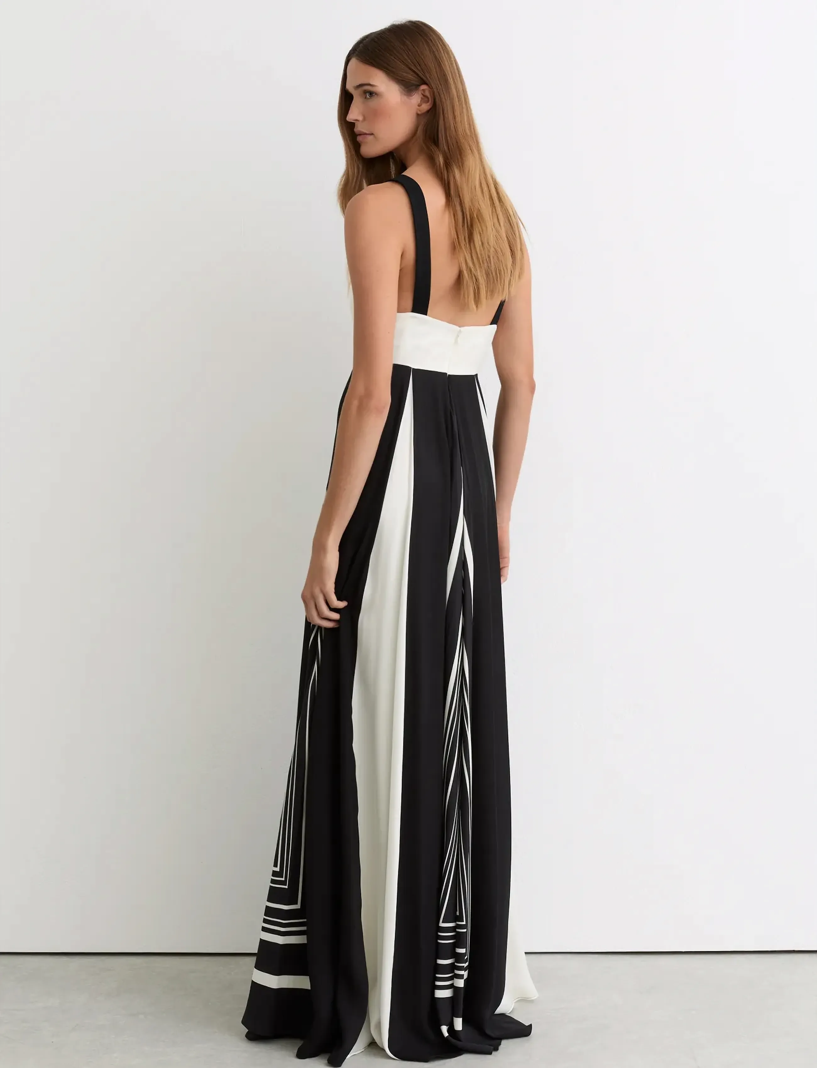Reiss - TALLIE - maxi kjólar - black/ivory - 2