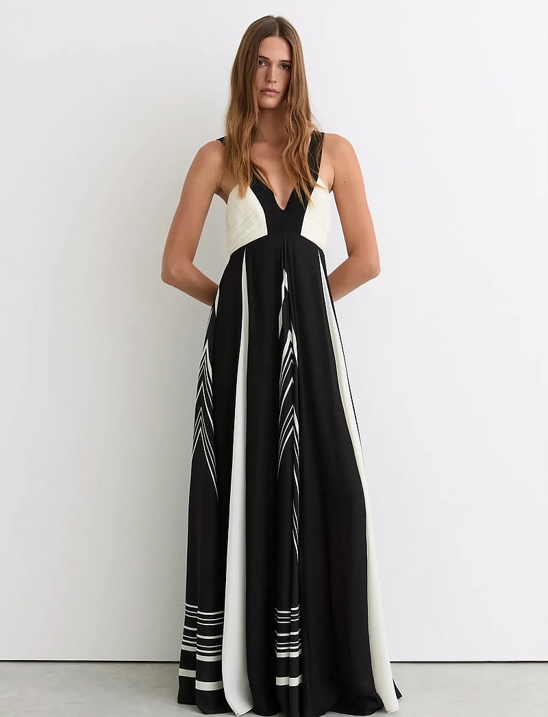 Reiss - TALLIE - maxiklänningar - black/ivory - 3