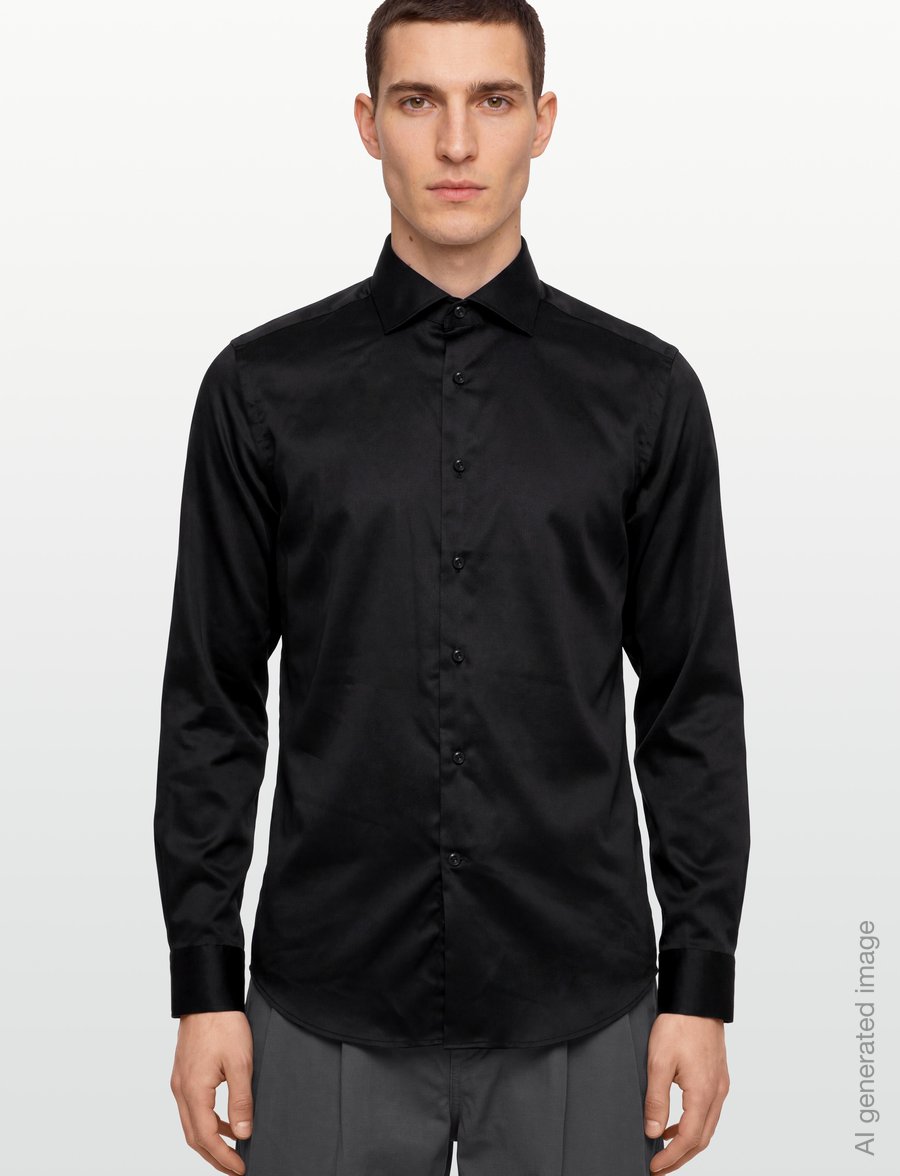 Reiss - STORM - basic-hemden - black - 3