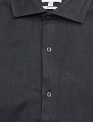 Reiss - RUBAN - linen shirts - black - 5