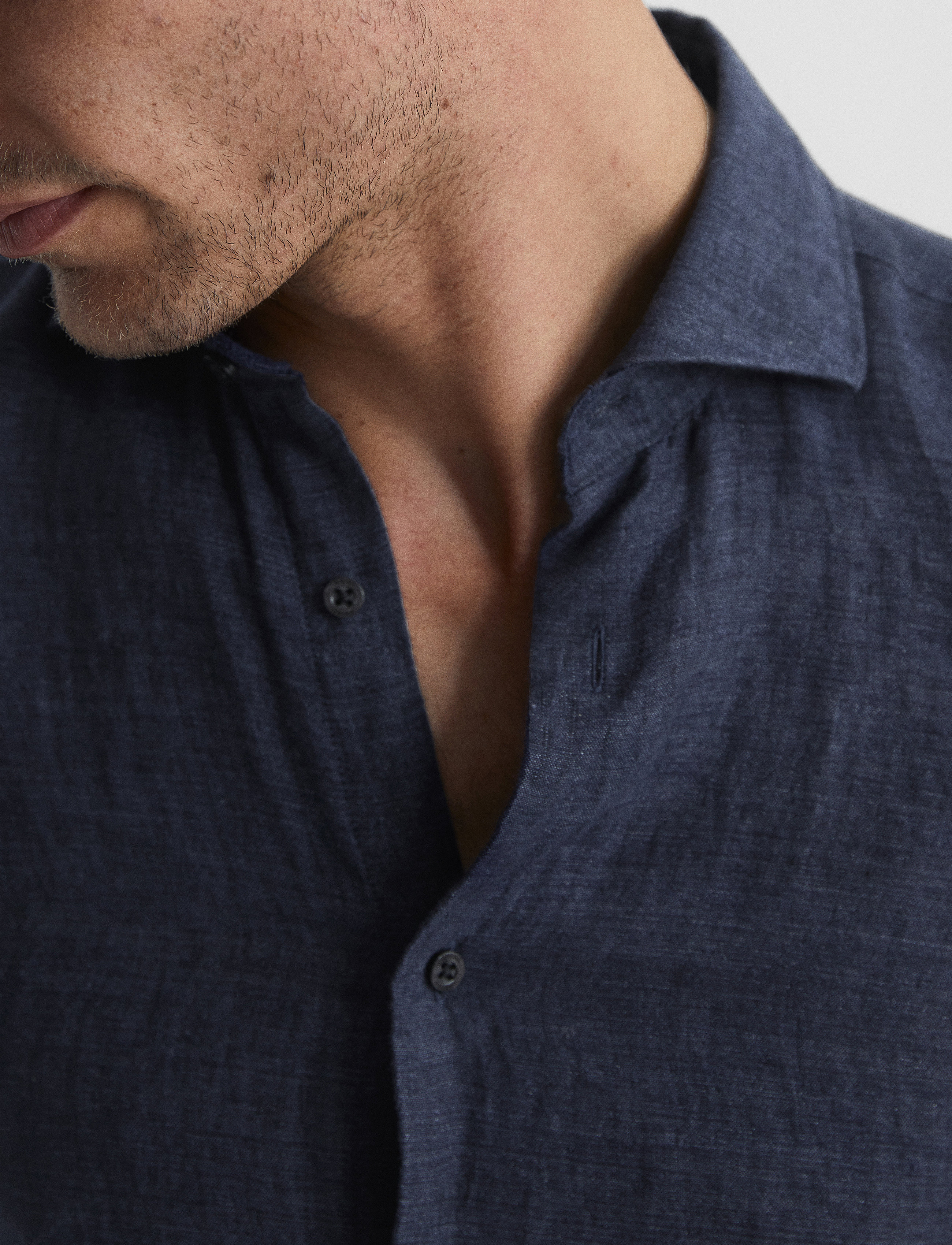 Reiss - RUBAN - pellavakauluspaidat - navy - 4