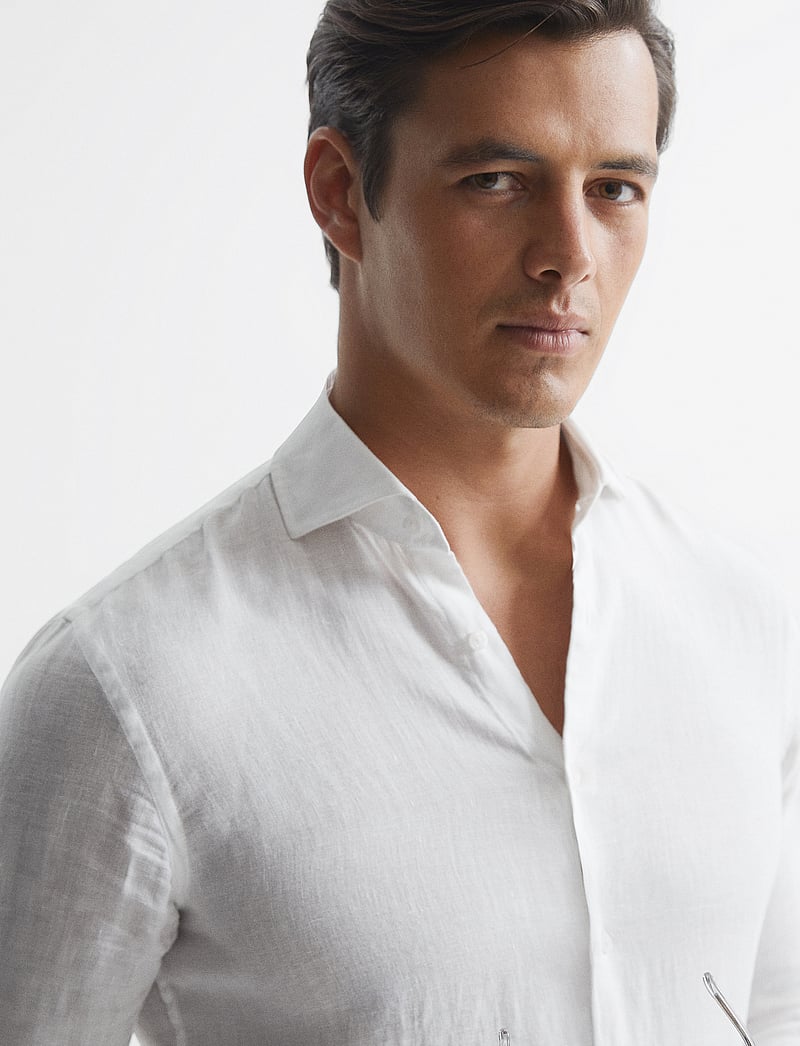 Reiss - RUBAN - hørskjorter - white - 4