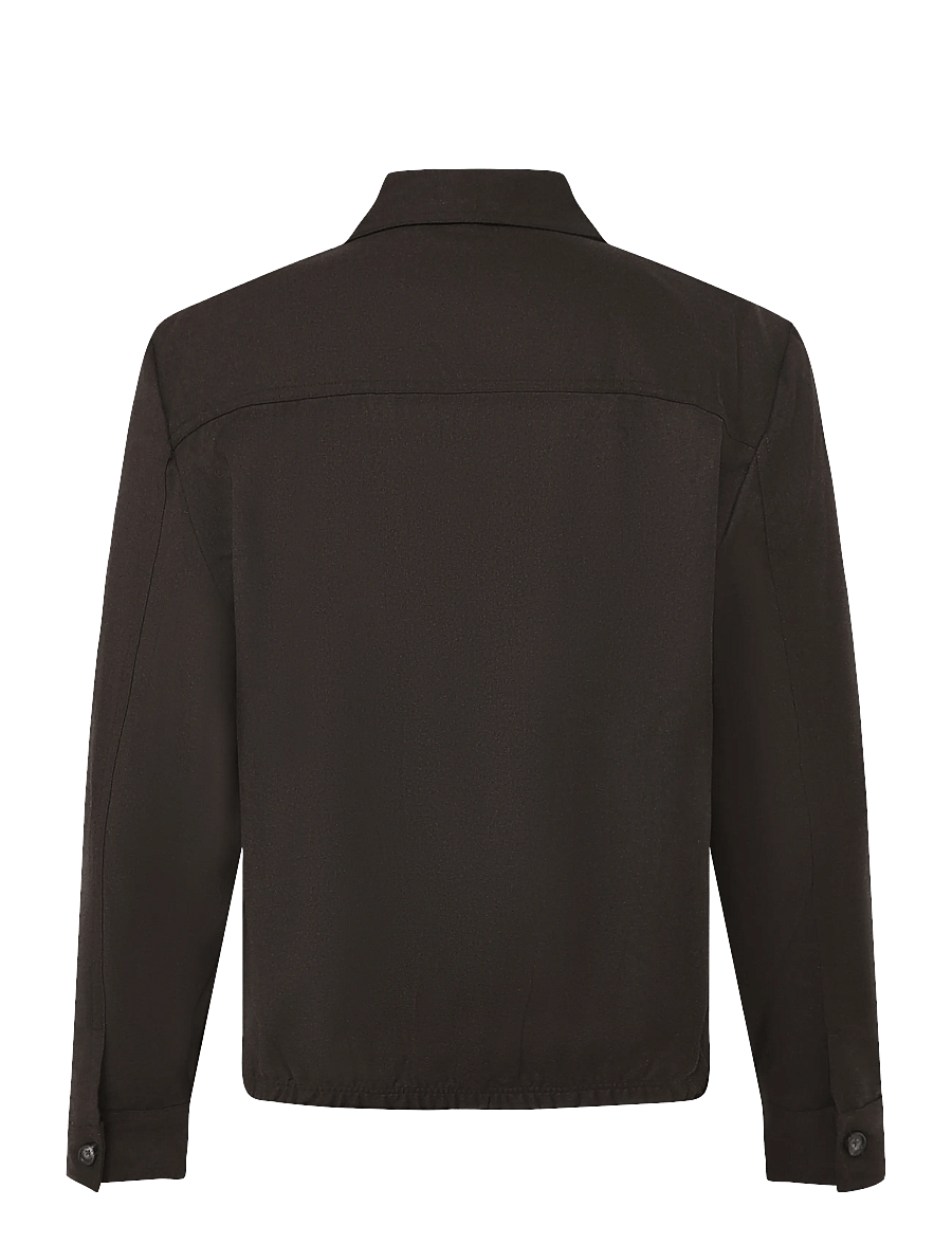 Reiss - PENGE LS BRUSHED WOOL TWIN POCKET OVERSHIRT - Überhemden - chocolate brown - 1