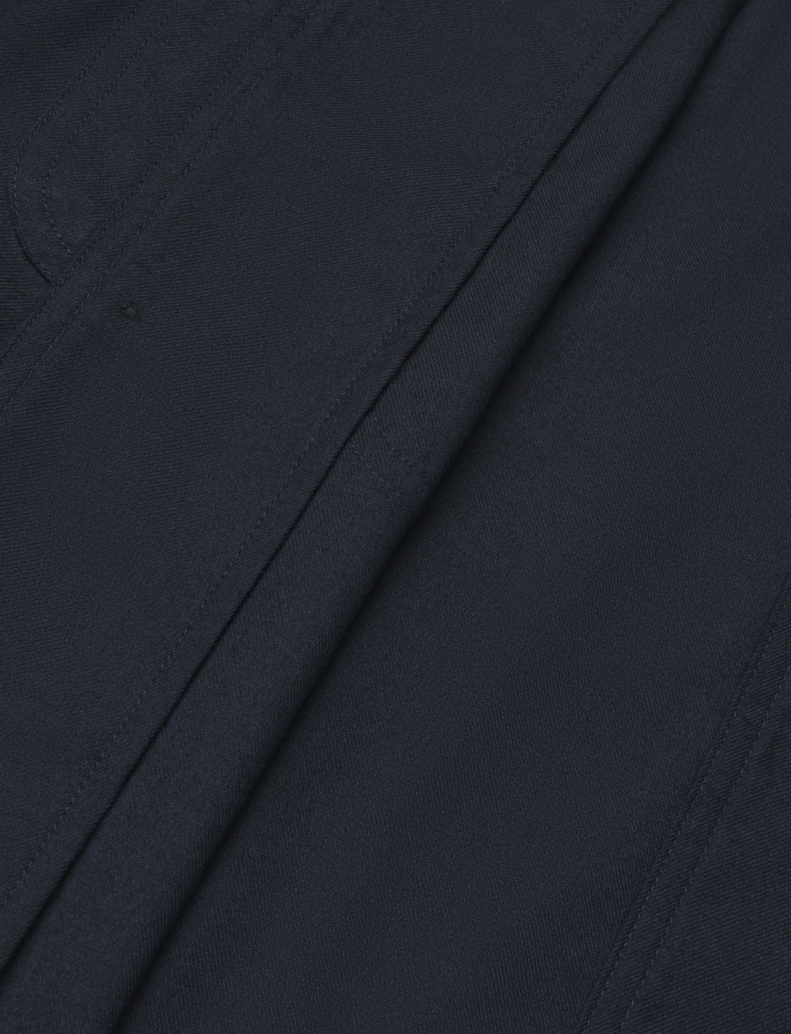 Reiss - PENGE LS BRUSHED WOOL TWIN POCKET OVERSHIRT - navy - 3