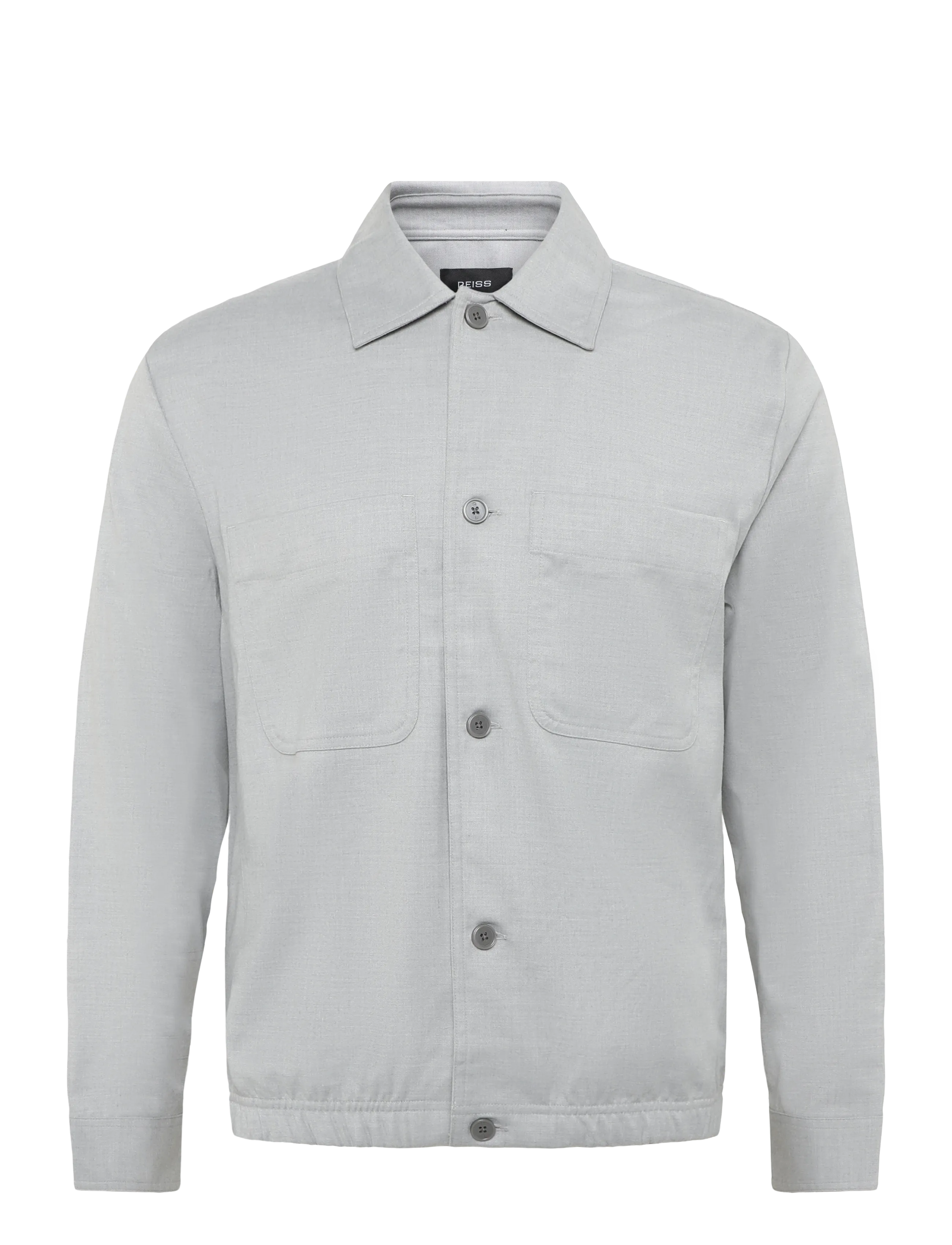 Penge Ls Brushed Wool Twin Pocket Overshirt