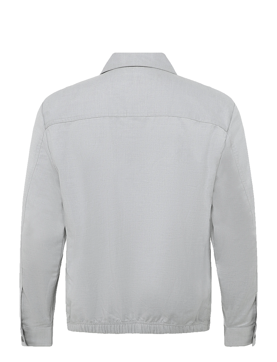 Reiss - PENGE LS BRUSHED WOOL TWIN POCKET OVERSHIRT - Überhemden - soft grey - 1