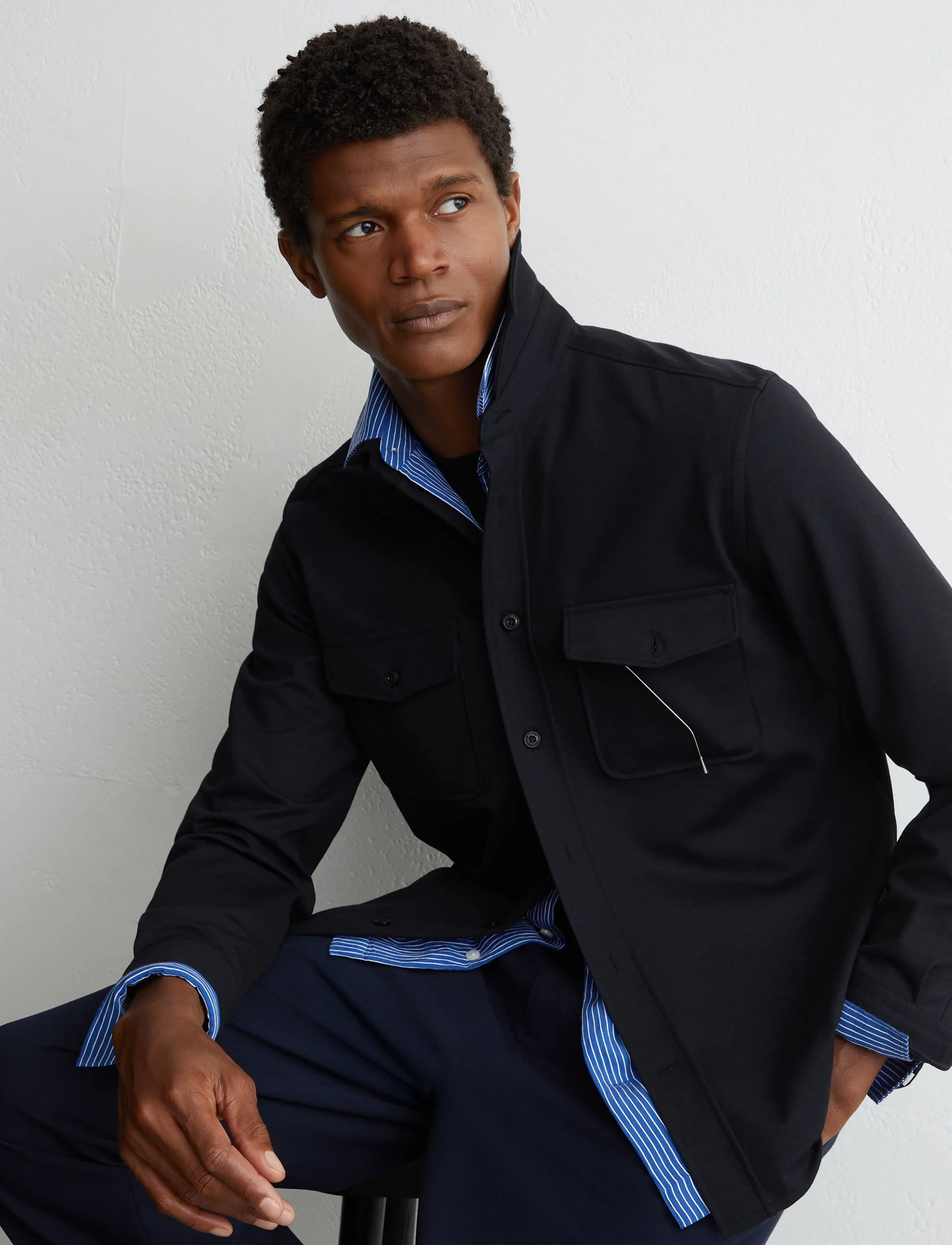 Reiss - MCSHANE - Überhemden - 10 navy - 4