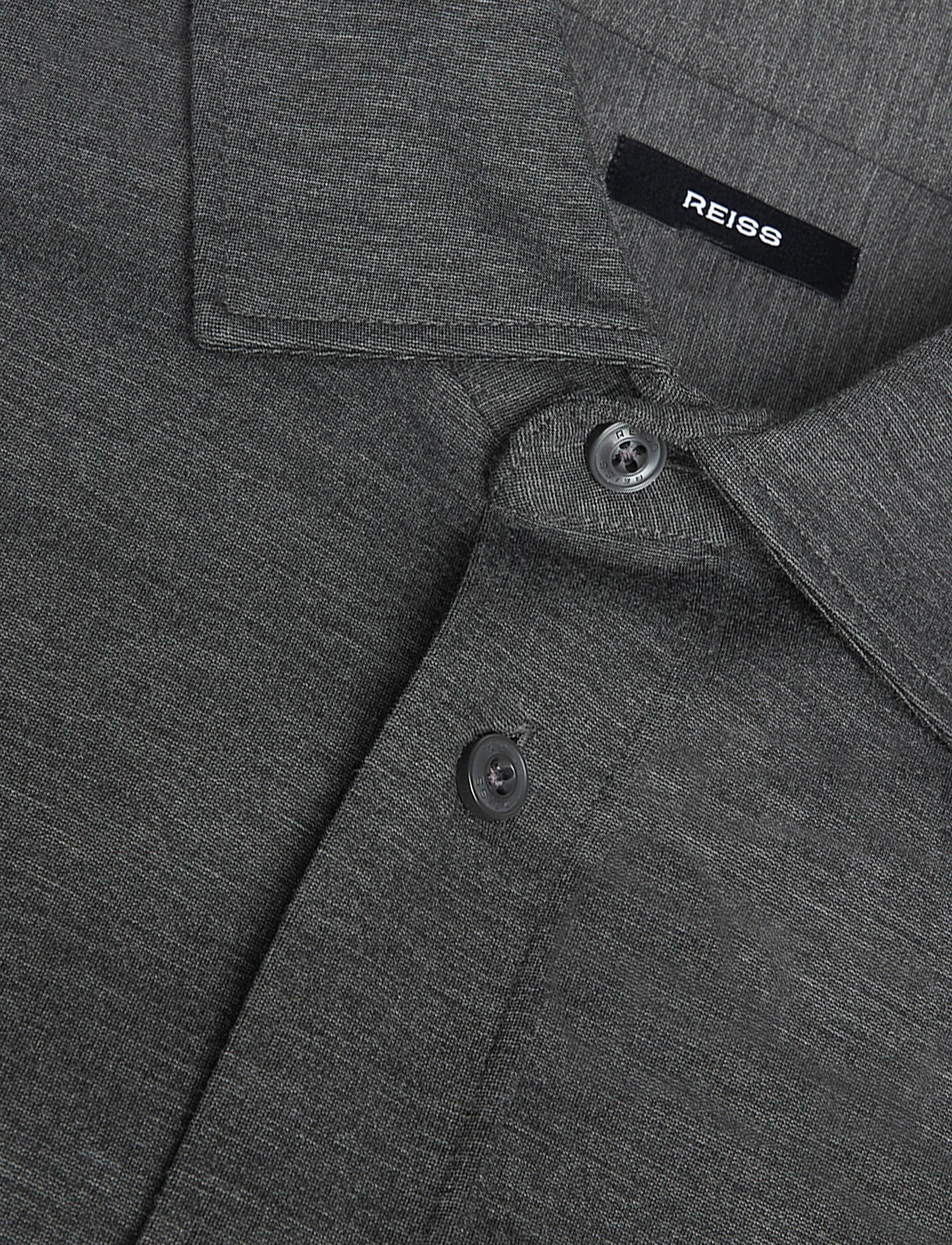 Reiss - MCSHANE LS BUTTON TWIN POCKET OVERSHIRT - osta olukorra järgi - charcoal grey - 2