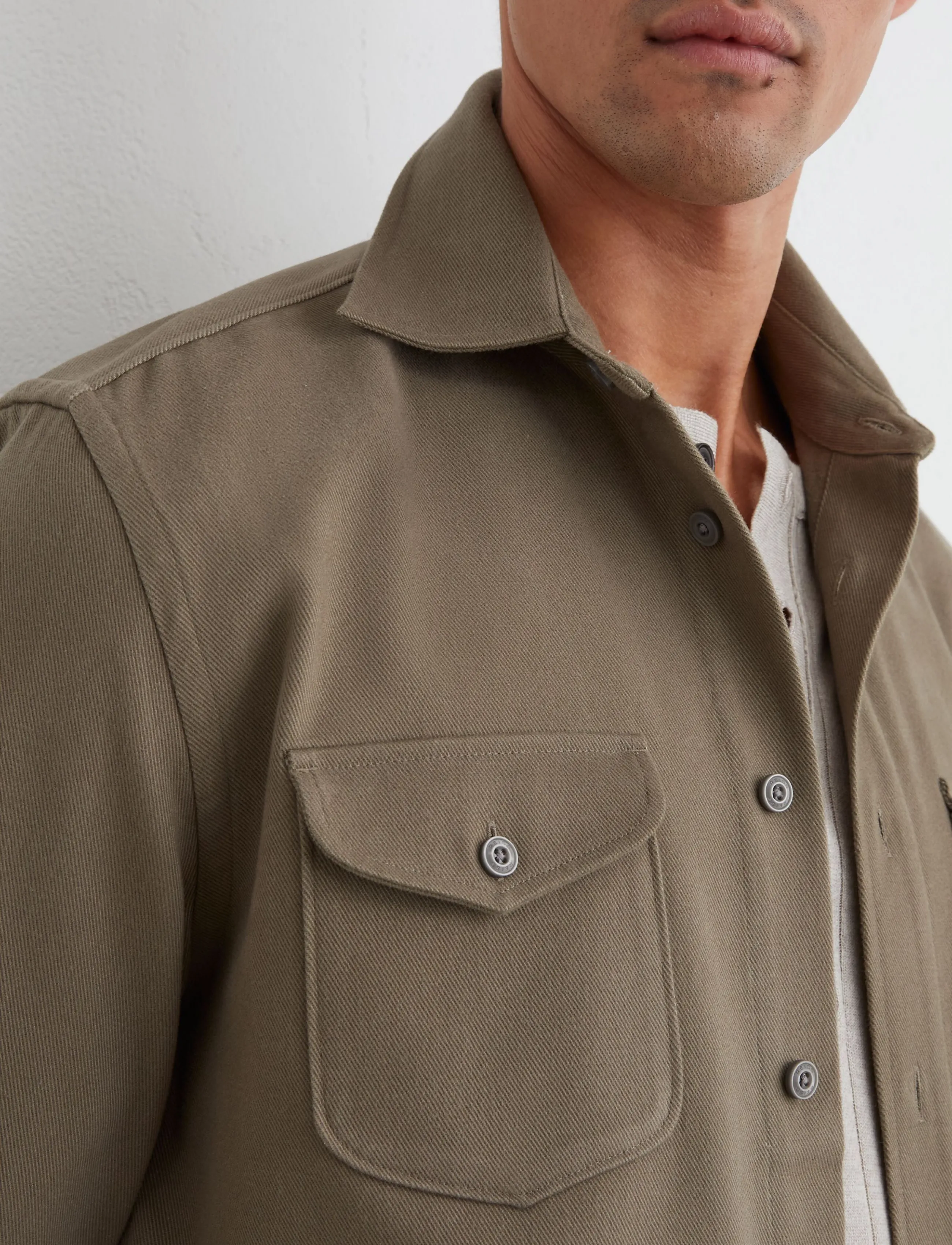 Reiss - ASTRA - freizeithemden - 34 soft sage - 4