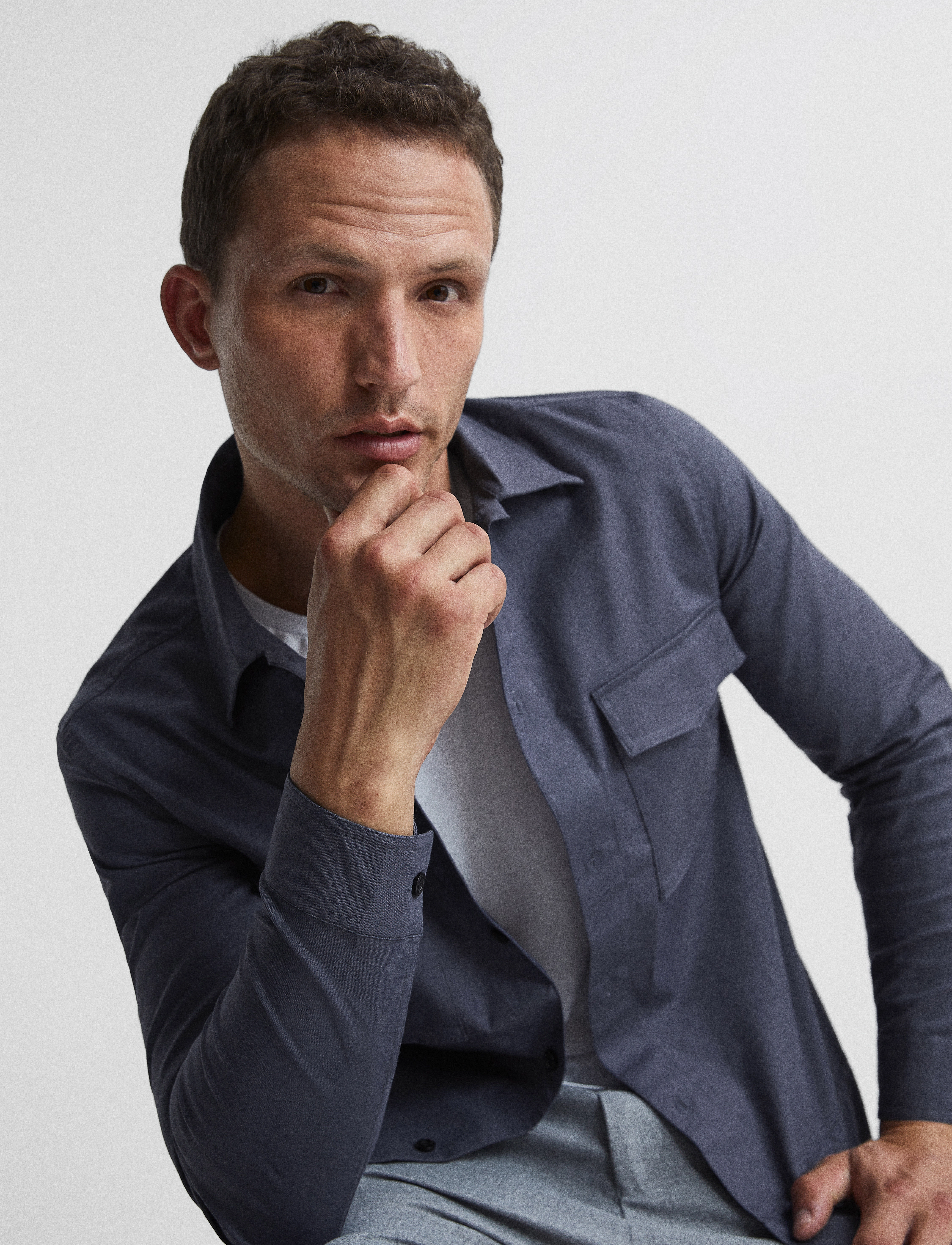 Reiss - KIMCHI - airforce blue - 4