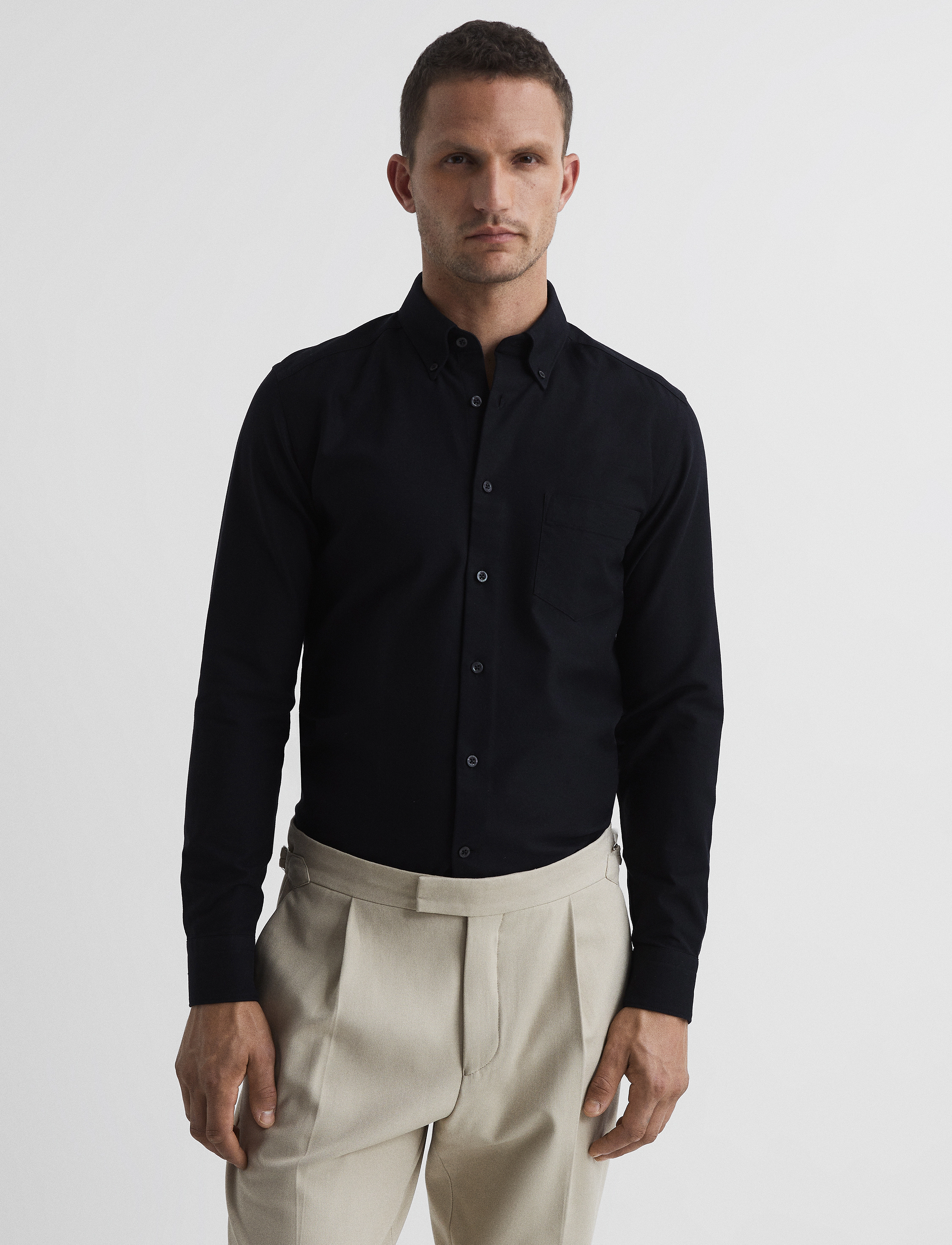 Reiss GREENWICH - Clothing - BLACK / black