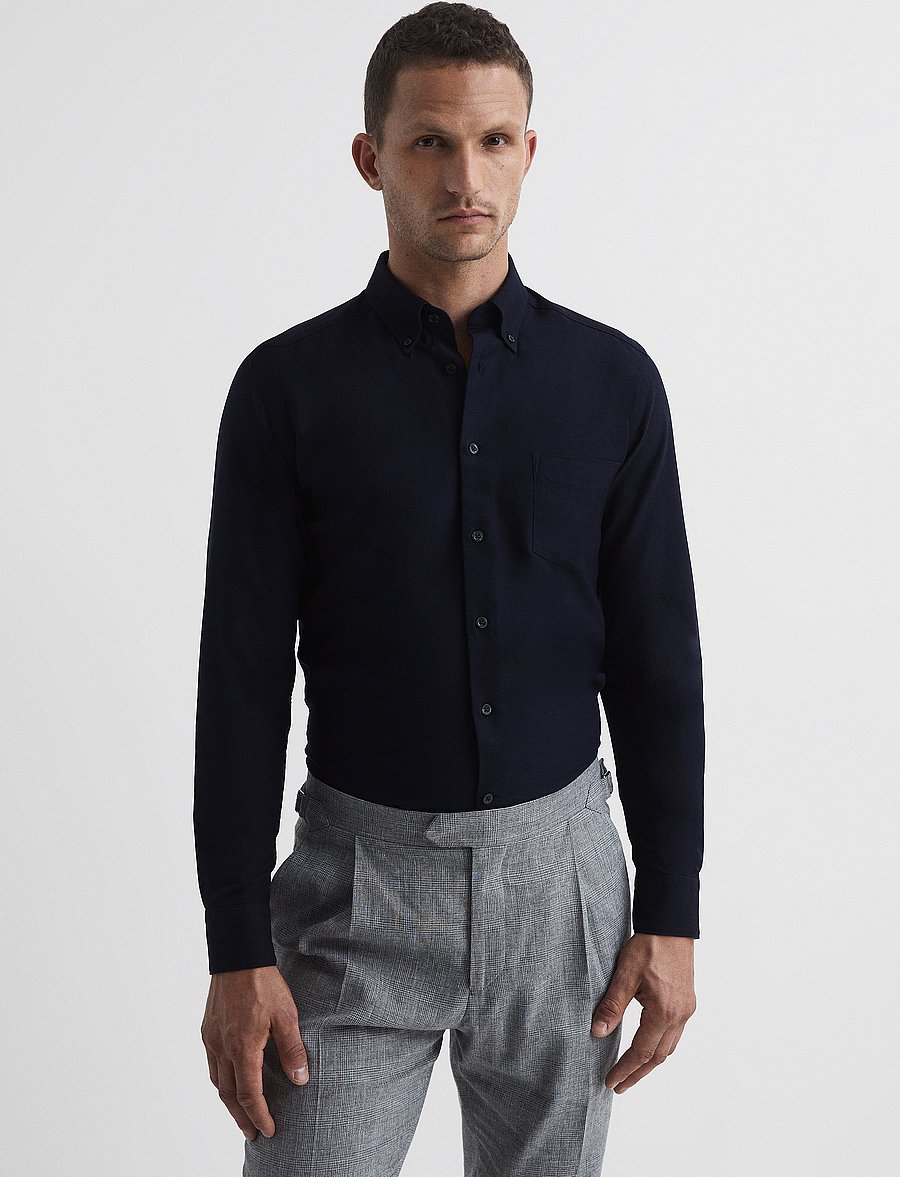 Reiss - GREENWICH - oxford-hemden - navy - 0