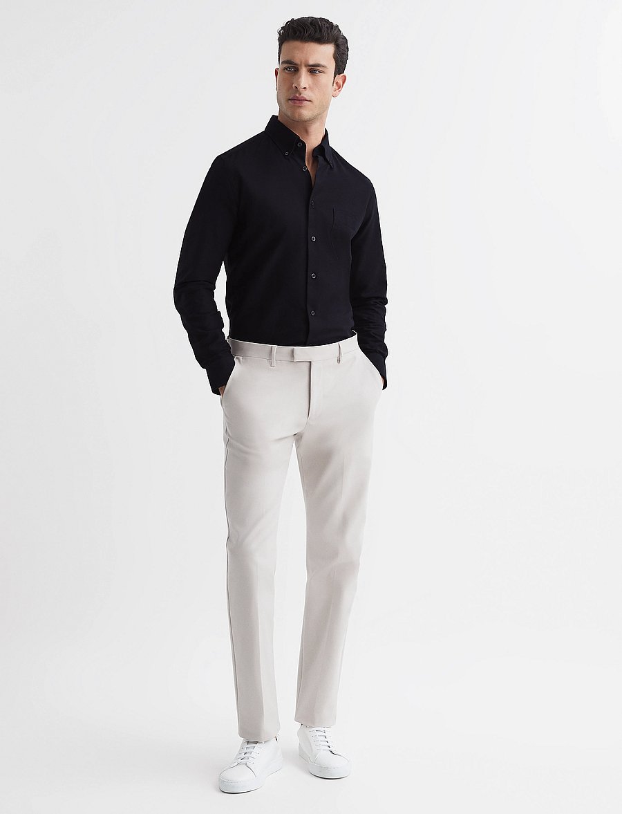 Reiss - GREENWICH - freizeithemden - black - 4